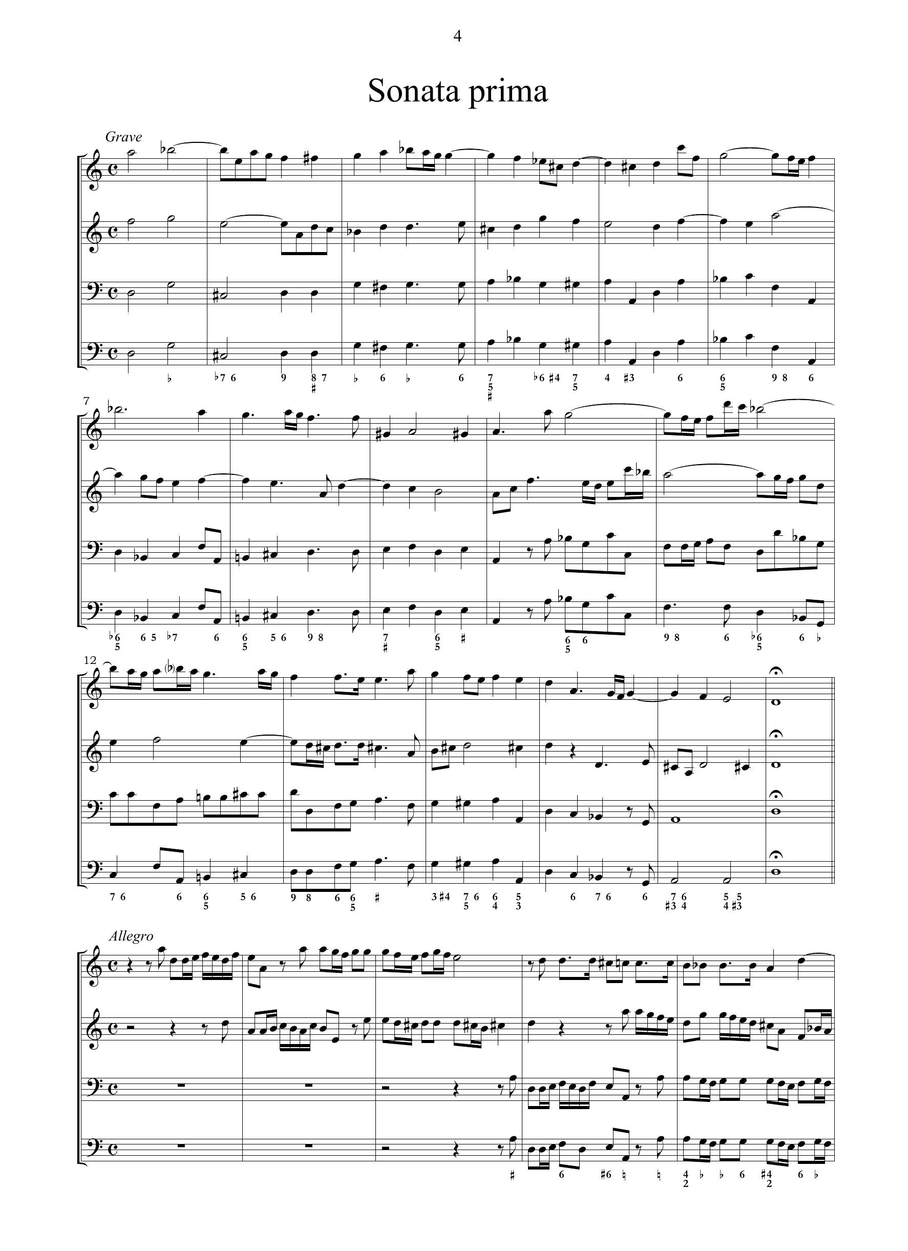 T. Albinoni: Sonate a tre op.1 (Venezia, 1694)