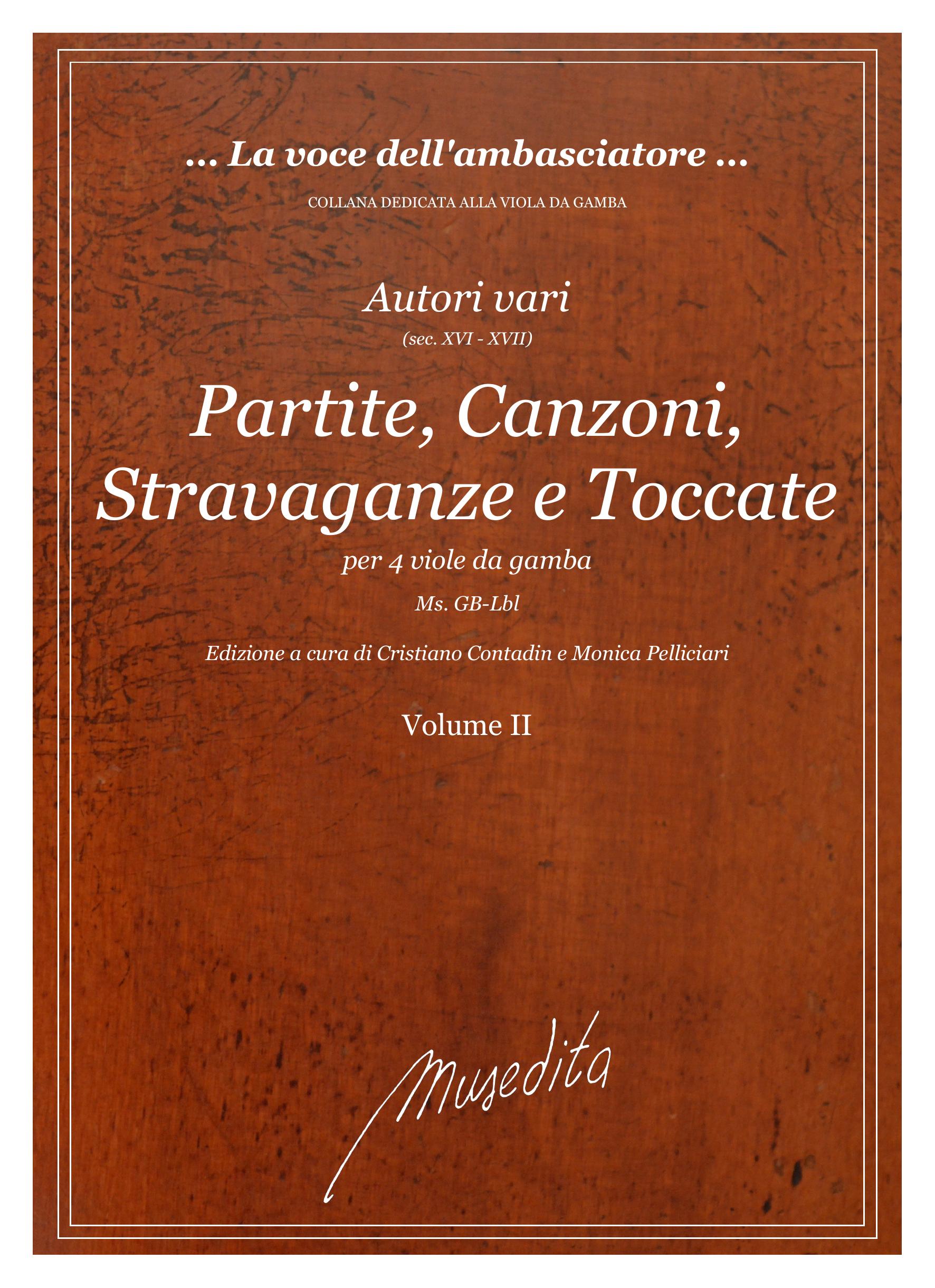 AA VV: Partite, canzoni, stravaganze e toccate (Ms, GB-Lbl, 1617, noto come "ms di Luigi Rossi")