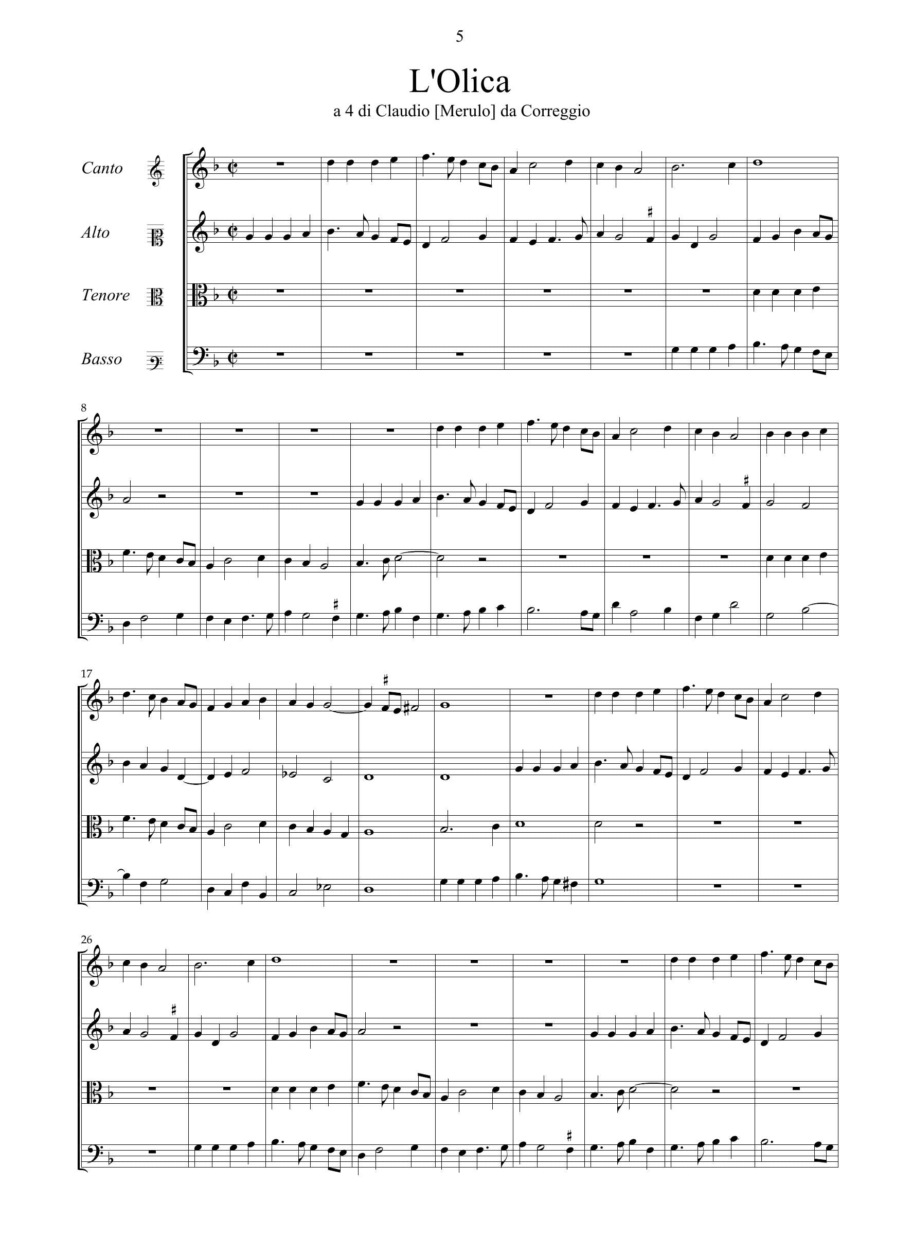 AA VV: Canzon di diversi per sonar con ogni sorte di stromenti a quattro, cinque & sei voci (libro primo)(Venezia, 1588)