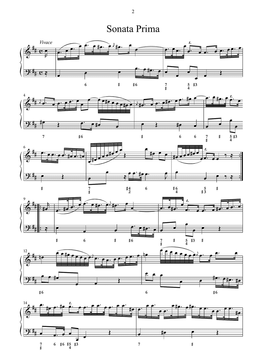 G.M. Alberti: 12 Sonate op.2 (Bologna, 1721)