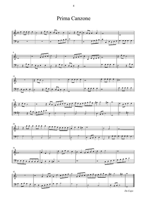 A. Banchieri: Moderna armonia di canzoni alla francese op.26 (Venezia, 1612) (versione per organo)
