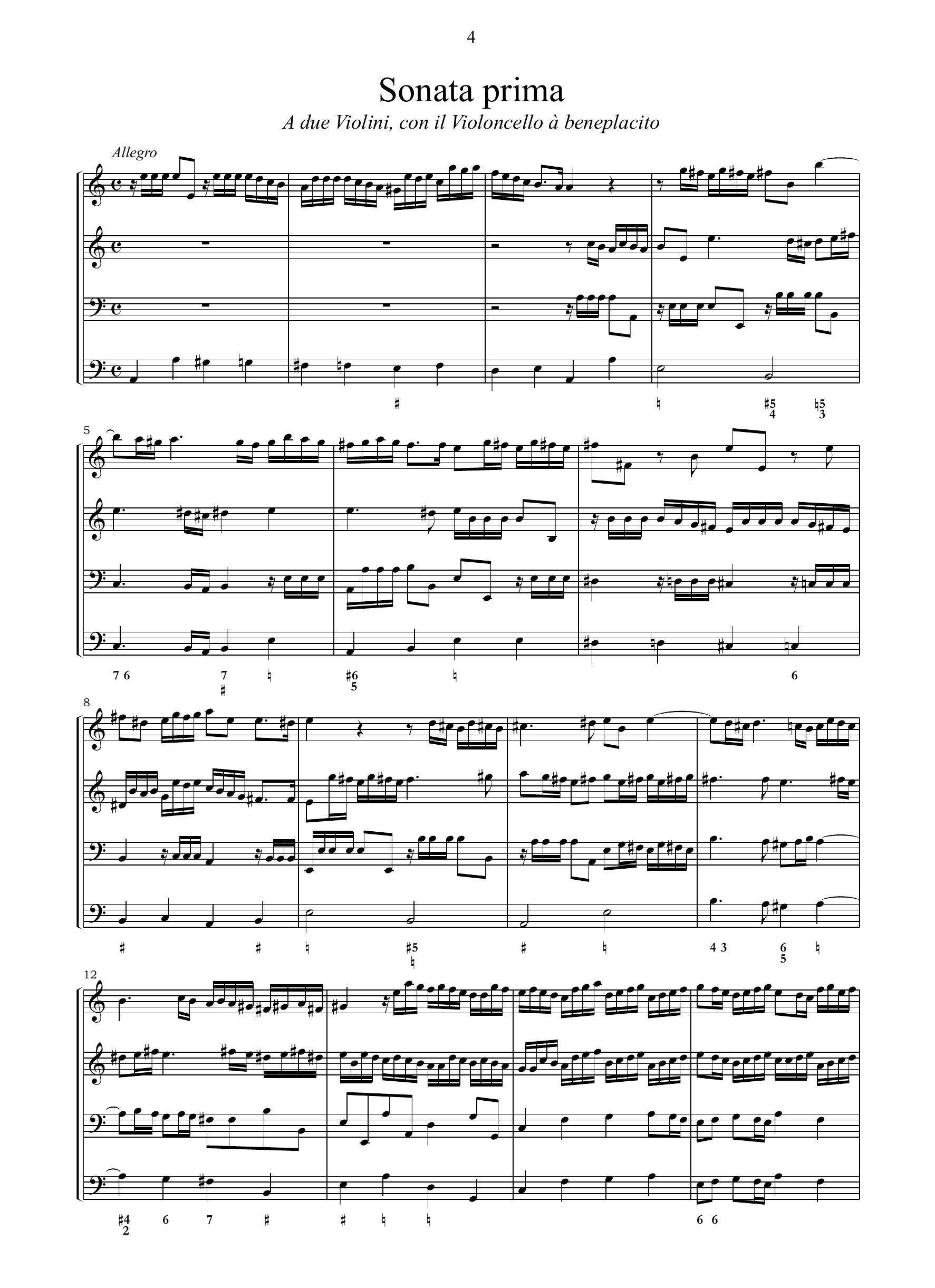 G.B. Bassani: Sinfonie op.5 (Bologna, 1683)