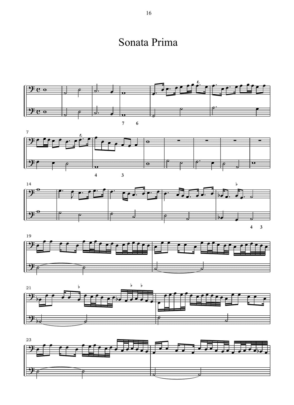 G.A. Bertoli: Compositioni musicali fatte per sonare col fagotto solo (Venezia, 1645)