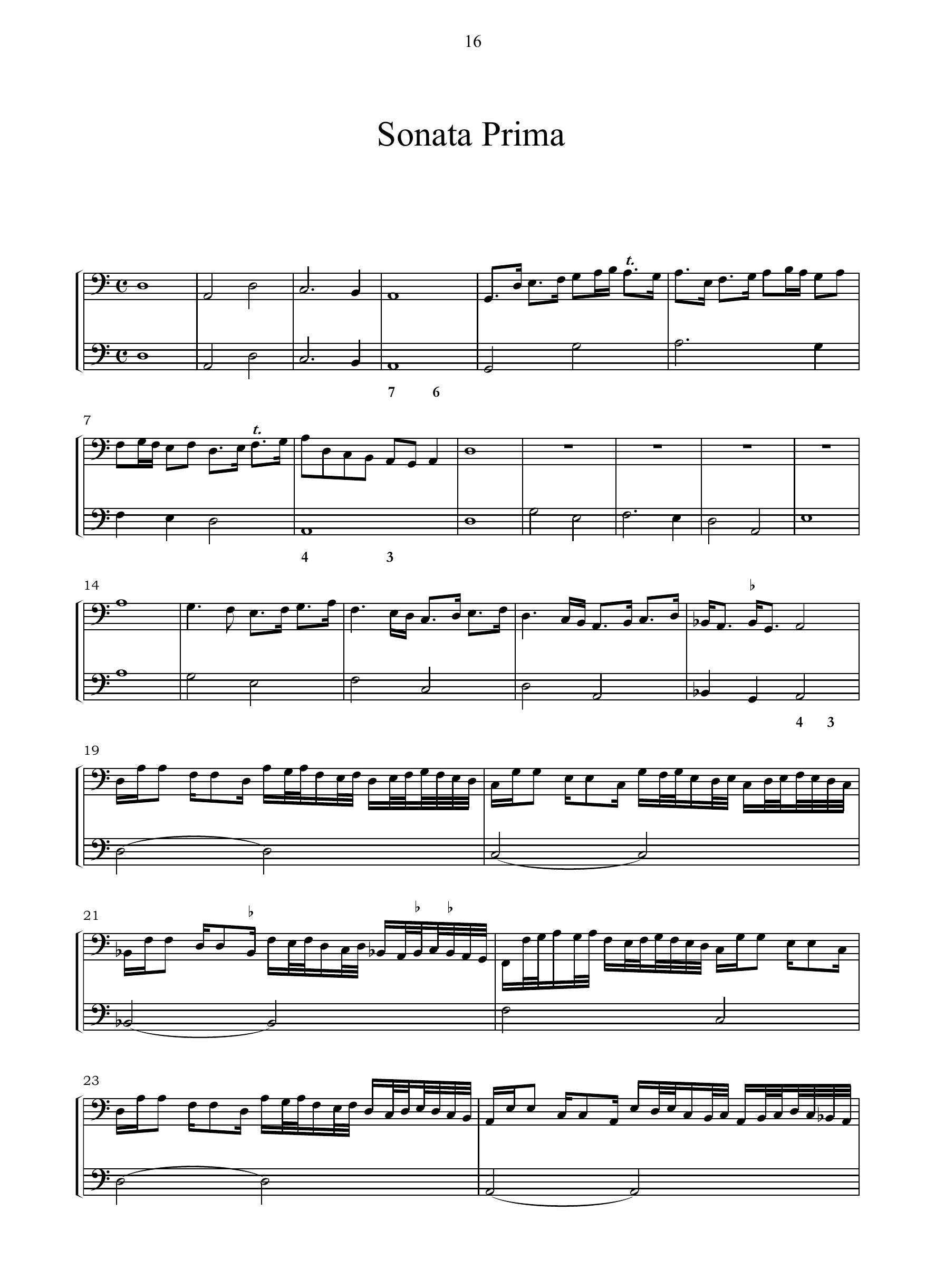 G.A. Bertoli: Compositioni musicali fatte per sonare col fagotto solo (Venezia, 1645)