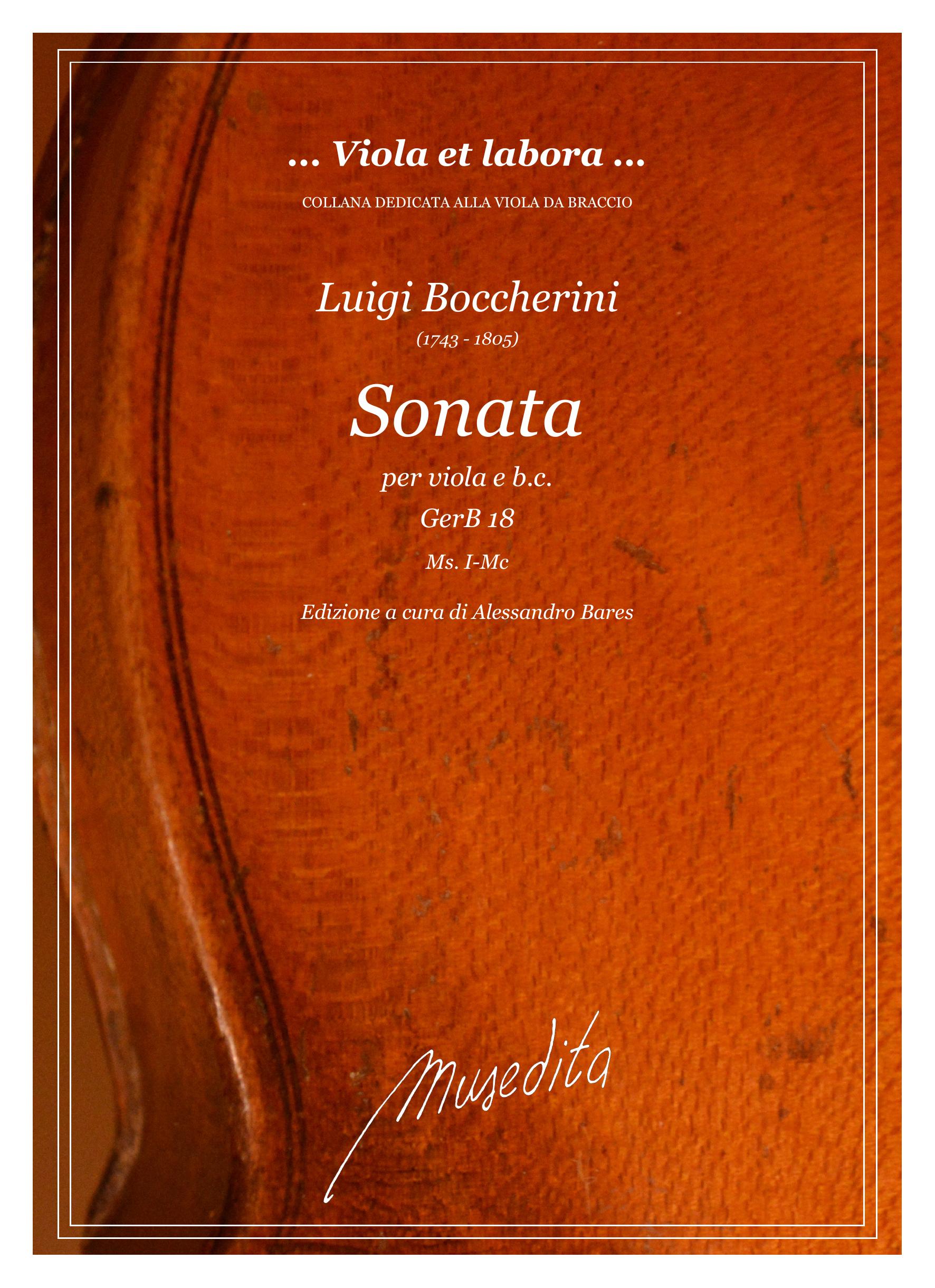 L. Boccherini: Sonata in do minore GerB 18
