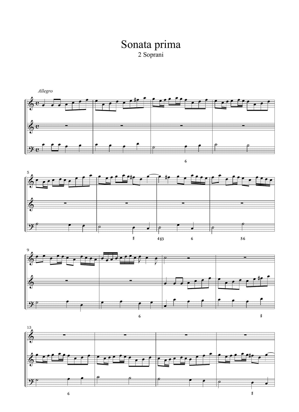 D. Castello: Sonate concertate in stil moderno (libro primo)(Venezia, 1629)