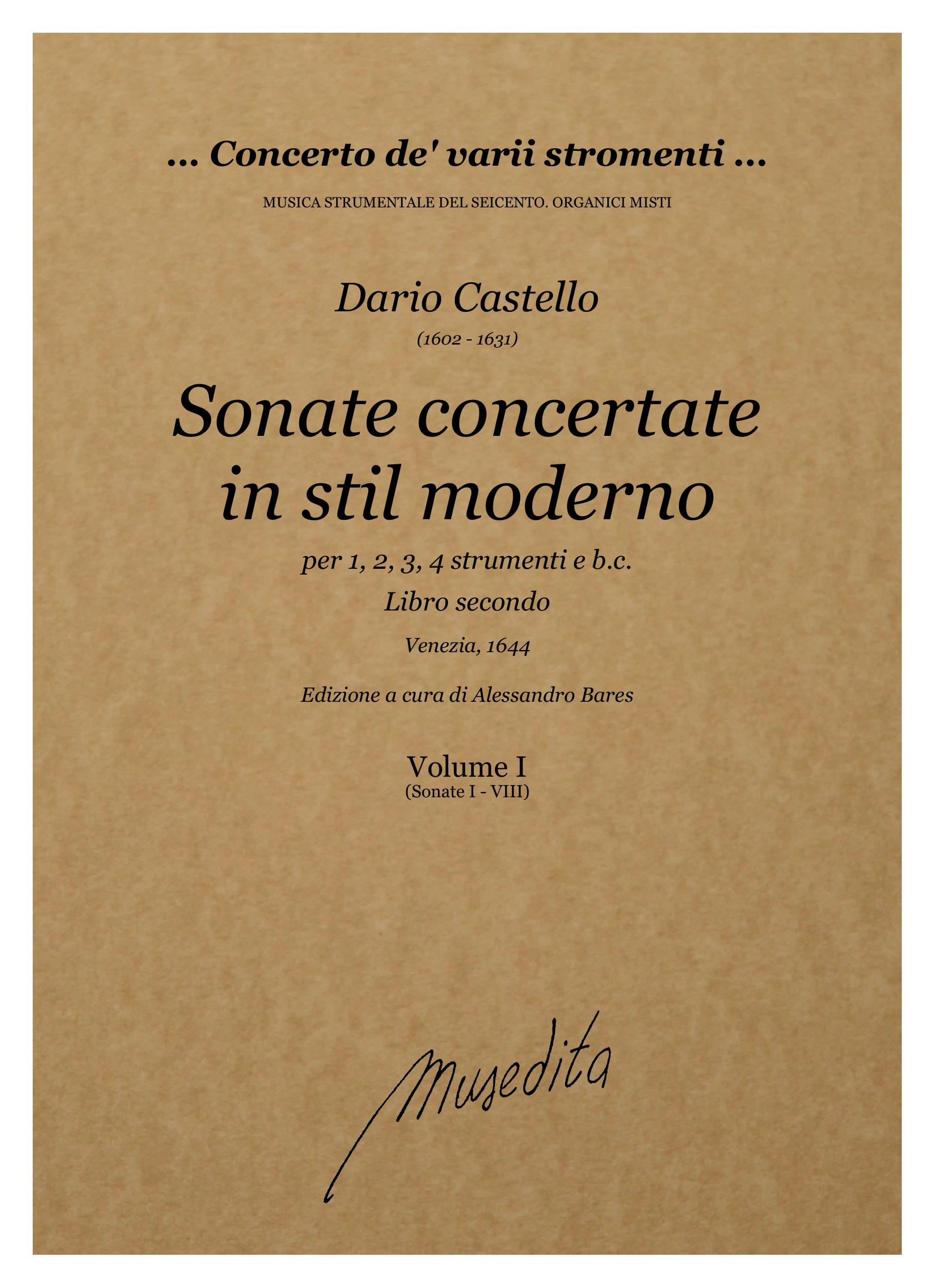 D. Castello: Sonate concertate in stil moderno (libro secondo)(Venezia, 1644)