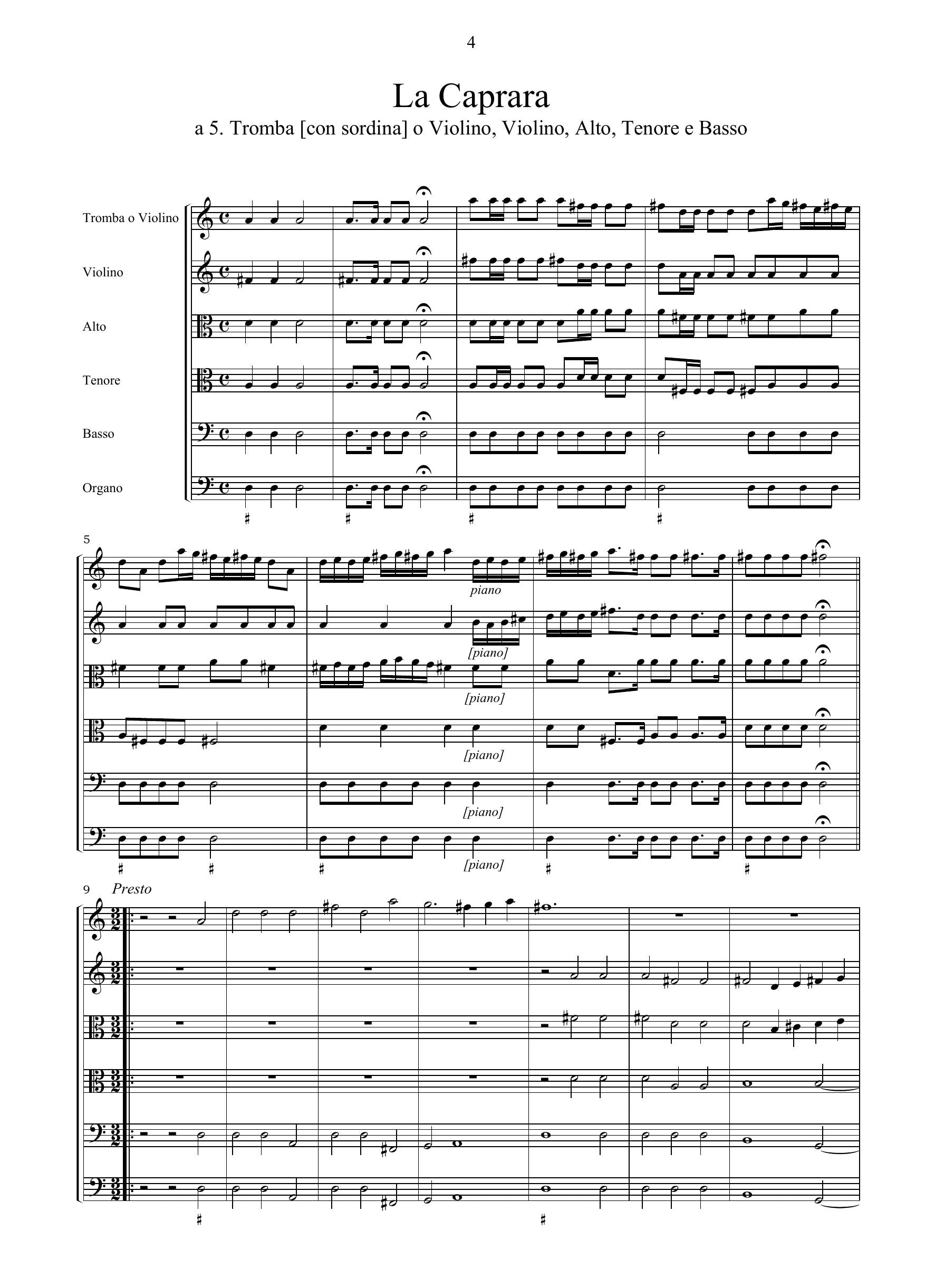 M. Cazzati: 3 Sonate per tromba, archi e b.c. (Bologna, 1665)