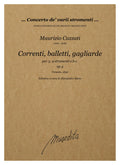 M. Cazzati: Correnti, balletti, gagliarde a 3 e 4 op.4 (Venezia, 1659)