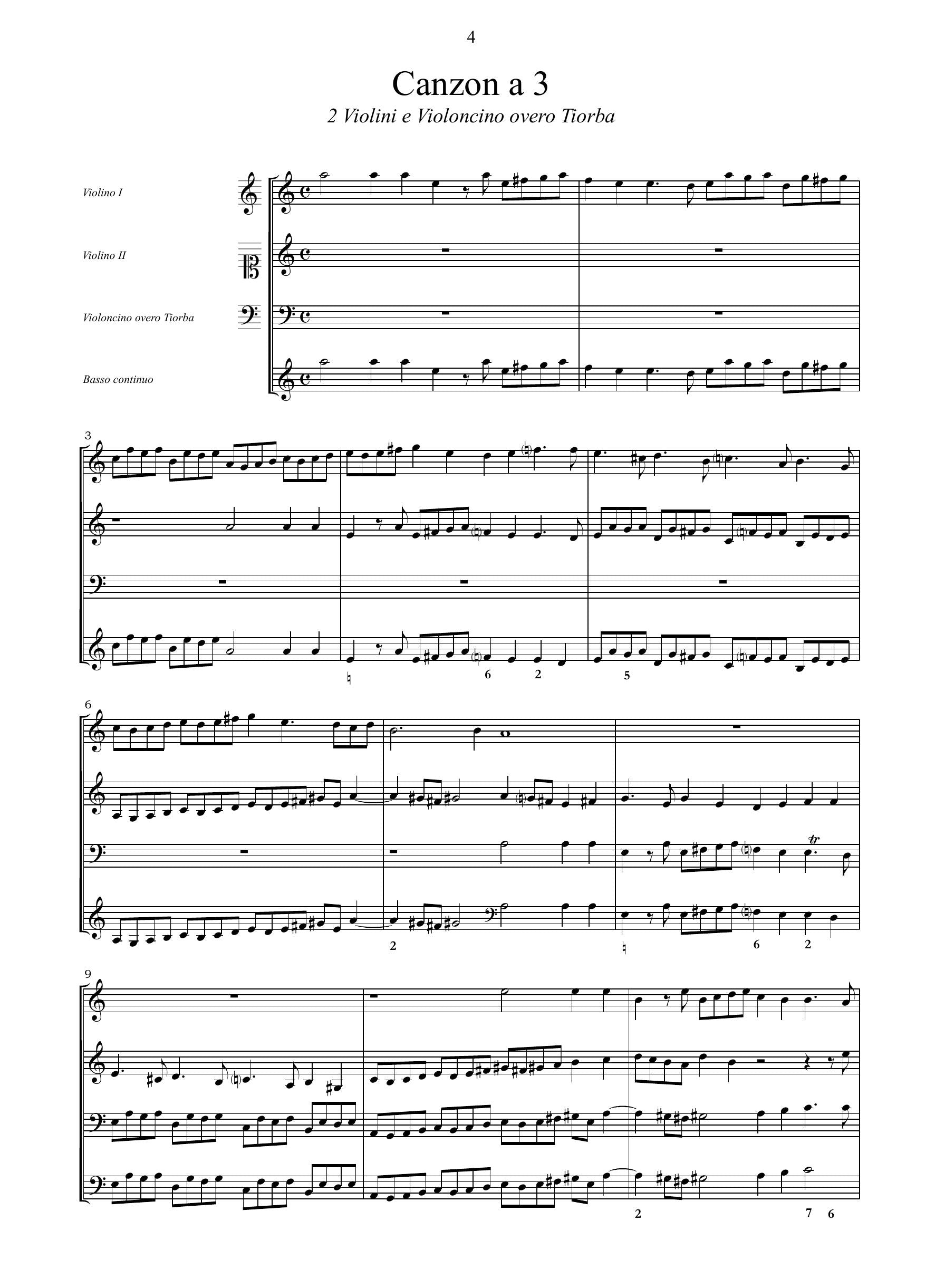 F. Cavalli: Canzoni e sonate a 3, 4, 6, 8, 10 e 12 (Venezia, 1656)