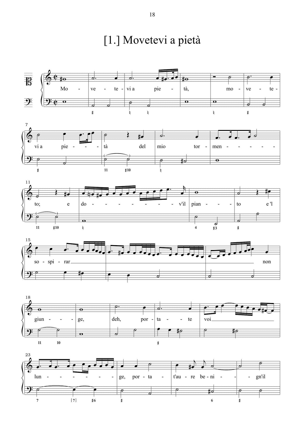 G. Caccini: Le nuove musiche (Firenze, 1601, 1604; Venezia, 1607, 1615)