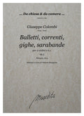 G. Colombi: Balletti, correnti, gighe e sarabande op.3 (Bologna, 1674)