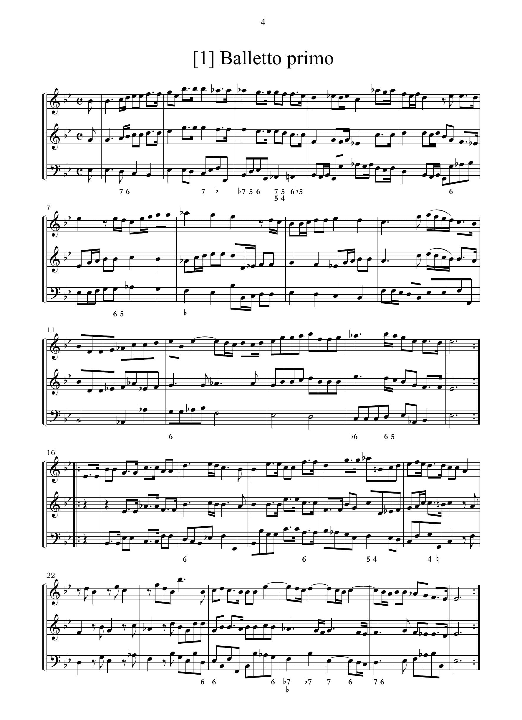 G. Colombi: Balletti, correnti, gighe e sarabande op.3 (Bologna, 1674)