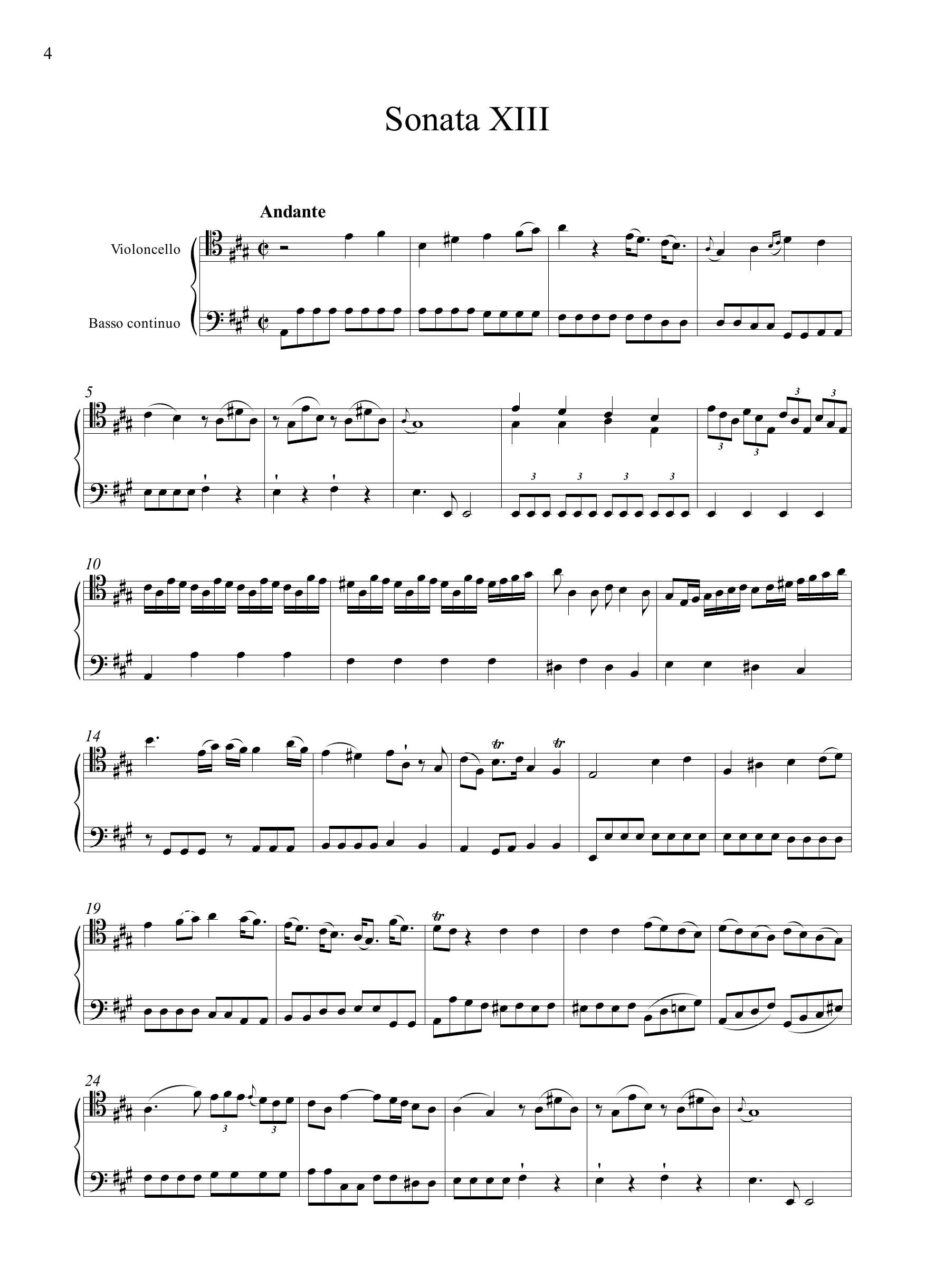 G.M. Dall'Abaco: Le sonate manoscritte - volume III