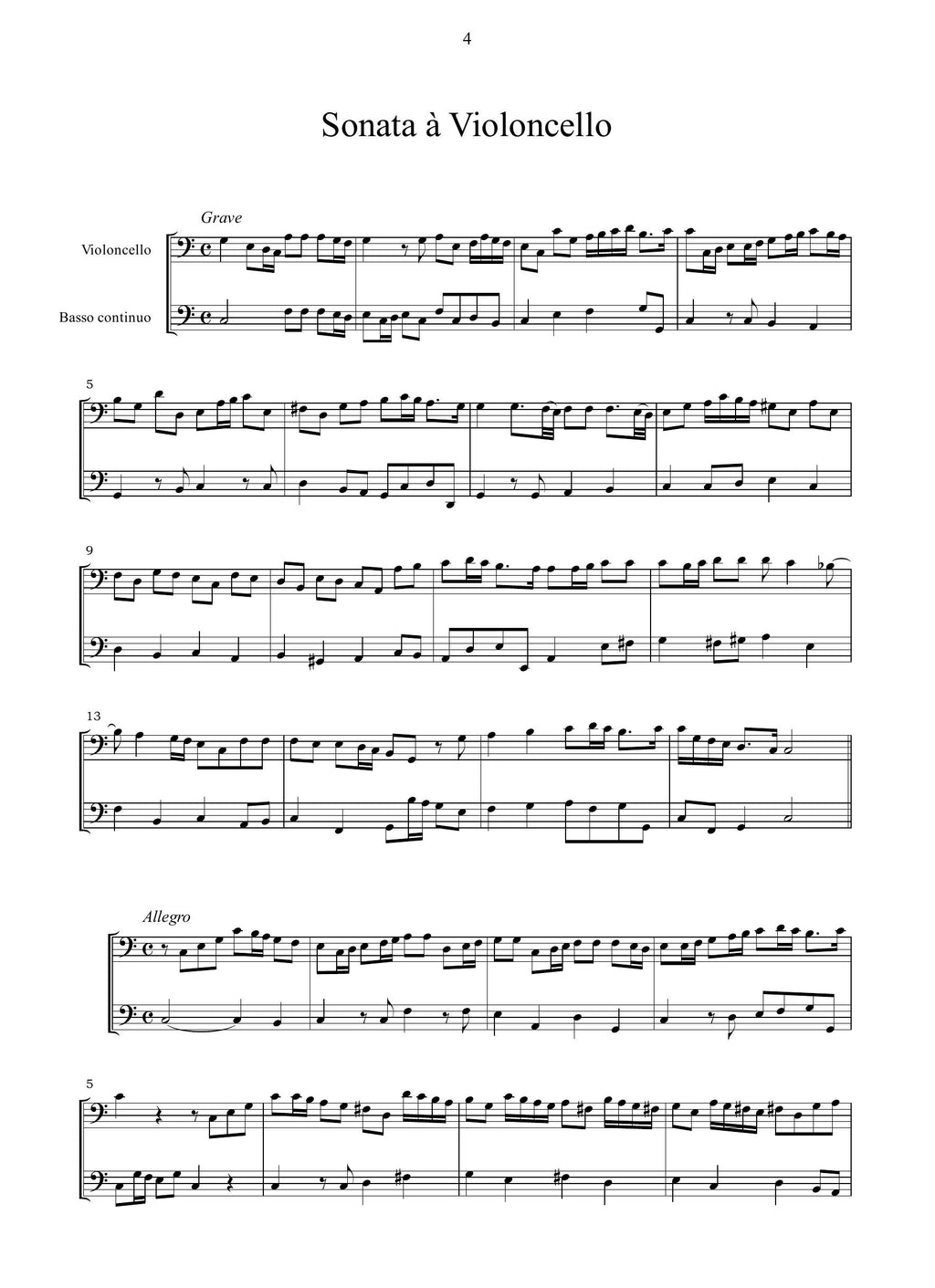 D. Dalla Bella: 4 Sonate (Ms, A-Wn, D-B)