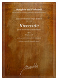 G.B. Degli Antonii: Ricercate op.1 (Bologna, 1687)