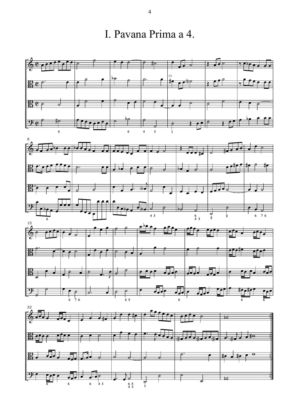 C. Farina: Il terzo libro delle Pavane, Gagliarde, Brandi, Mascherata, Arie franzese, Volte, Corrente, Sinfonie (Dresden, 1627)