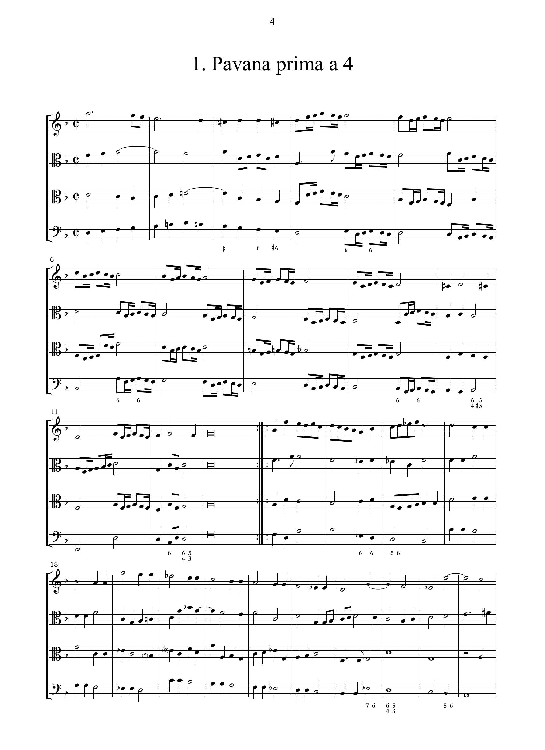 C. Farina: Il quarto libro delle Pavane, Gagliarde, Balletti, Volte, Passamezi, Sonate, Canzoni (Dresden, 1628)