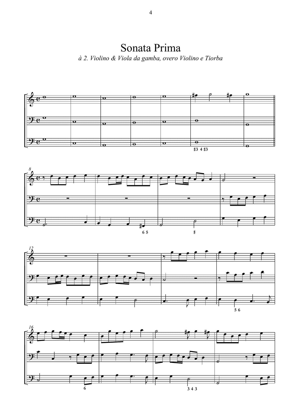 M.A. Ferro: Sonate op.1 (Venezia, 1649)