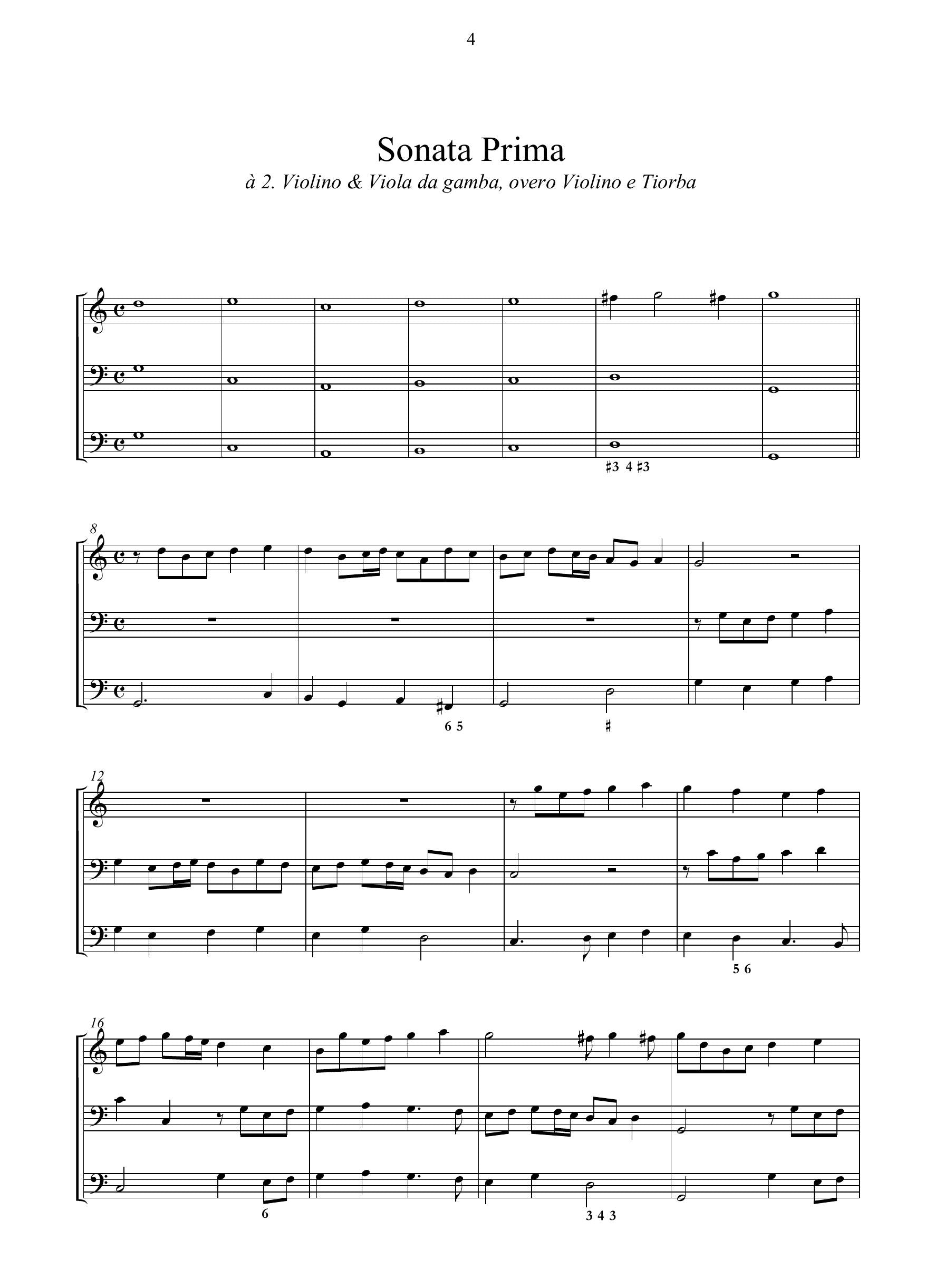 M.A. Ferro: Sonate op.1 (Venezia, 1649)