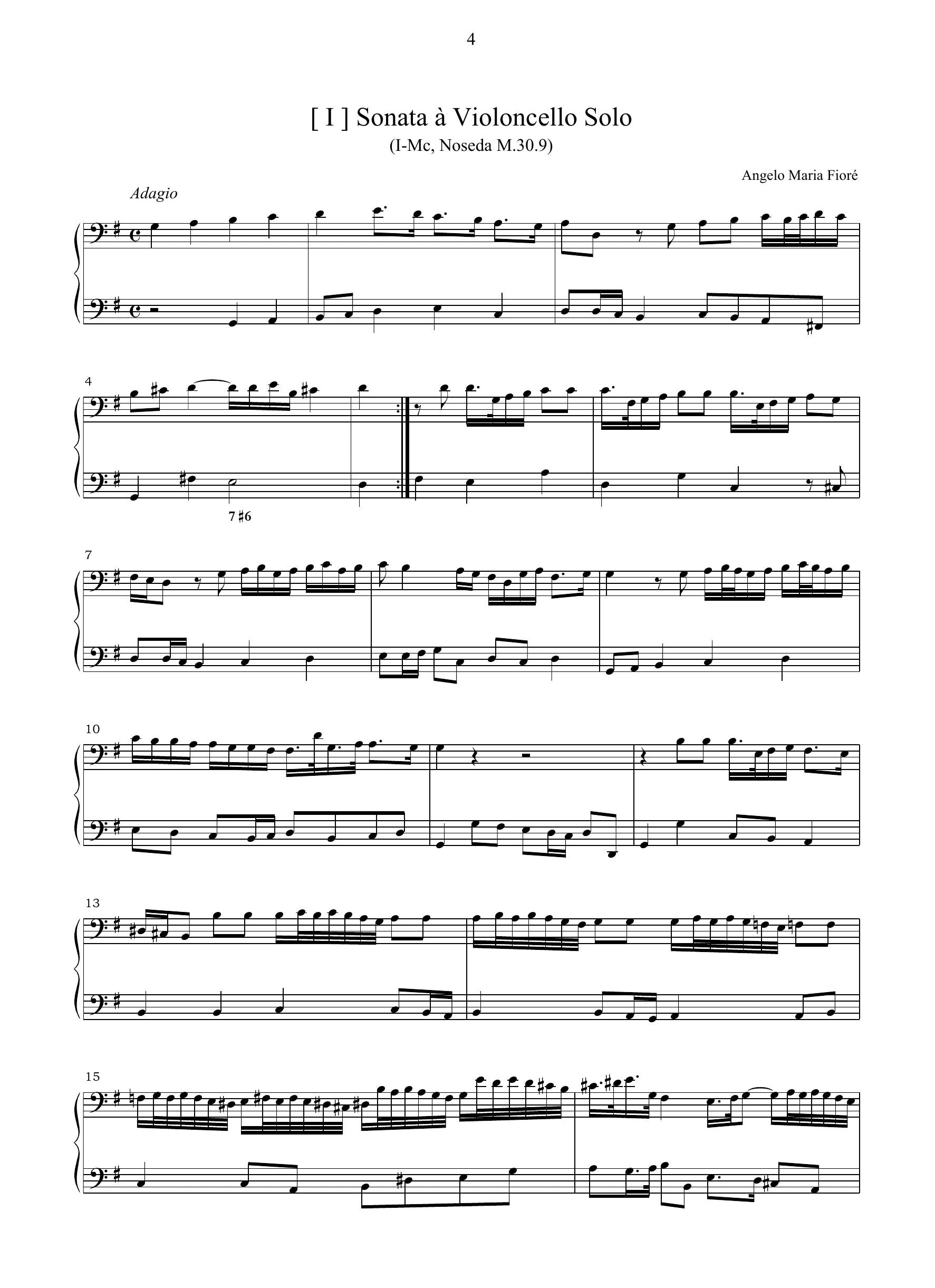 A.M. & A.S. Fioré: 2 Sonate e 3 Sinfonie (Ms, I-Mc e I-MOe)