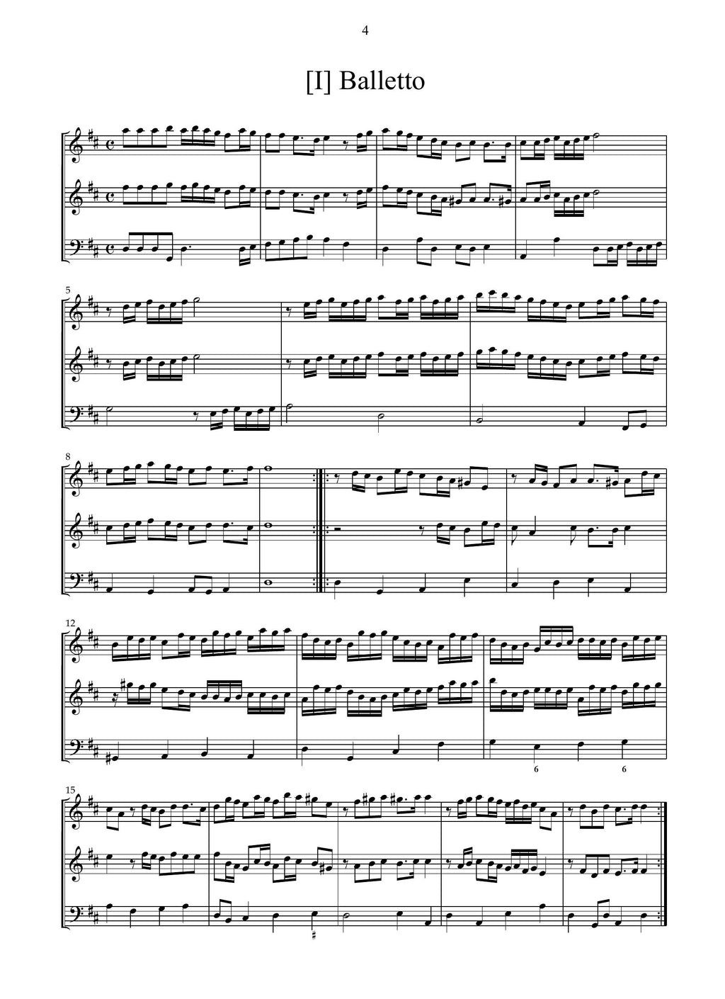 S. Gandini: Correnti et balletti alla francese e all'italiana op.4 (Venezia, 1655)