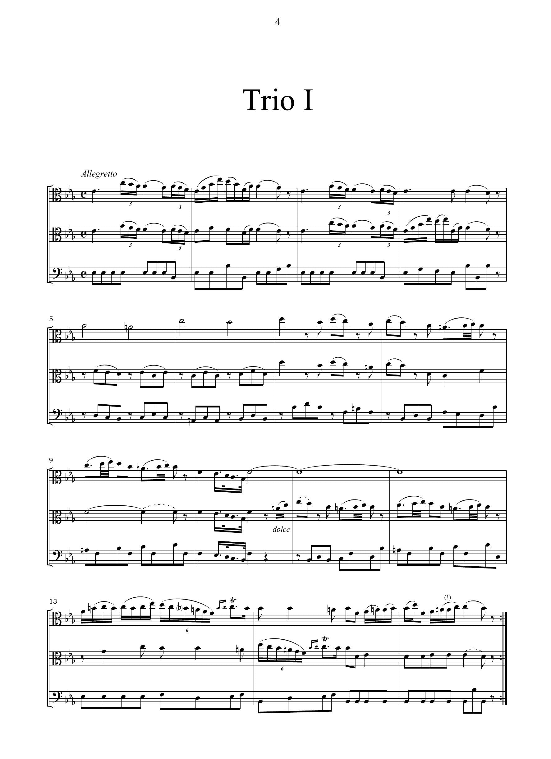 F.L. Gassmann: 2 Trii (Ms, D-B)