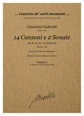 G. Gabrieli: 14 Canzoni e 2 Sonate (Venezia, 1597)