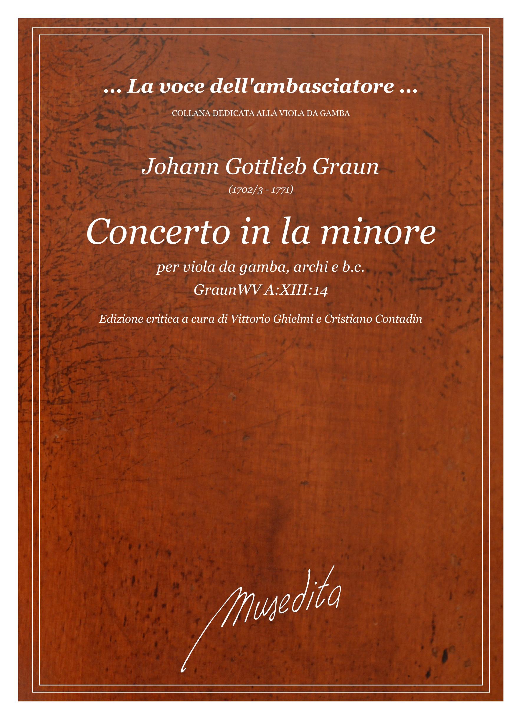 J.G. Graun: Concerto in la minore GraunWV A:XIII:14