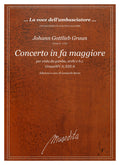J.G. Graun: Concerto in fa maggiore GraunWV A:XIII:8