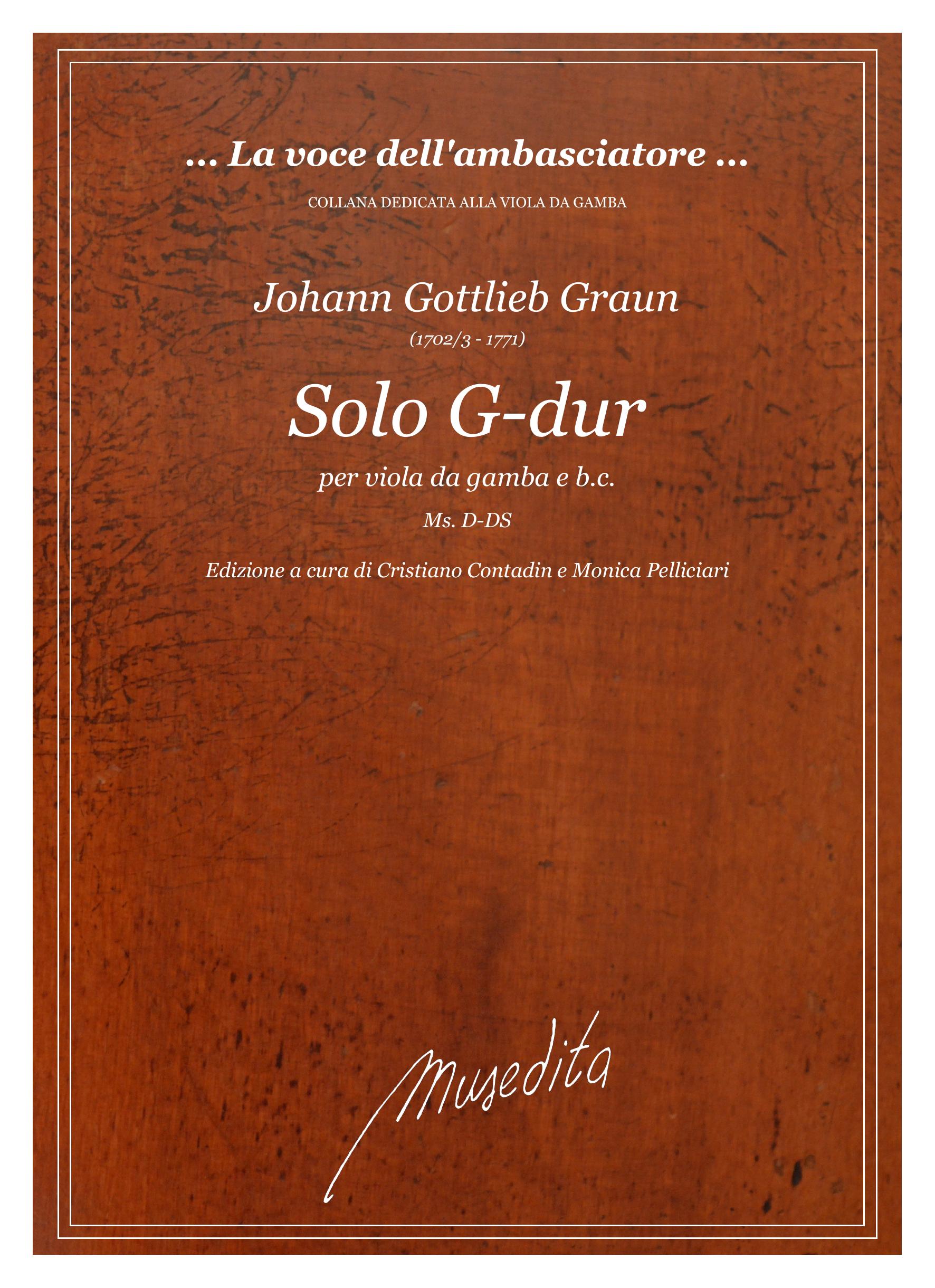 J.G. Graun: Solo (Ms, [1770])