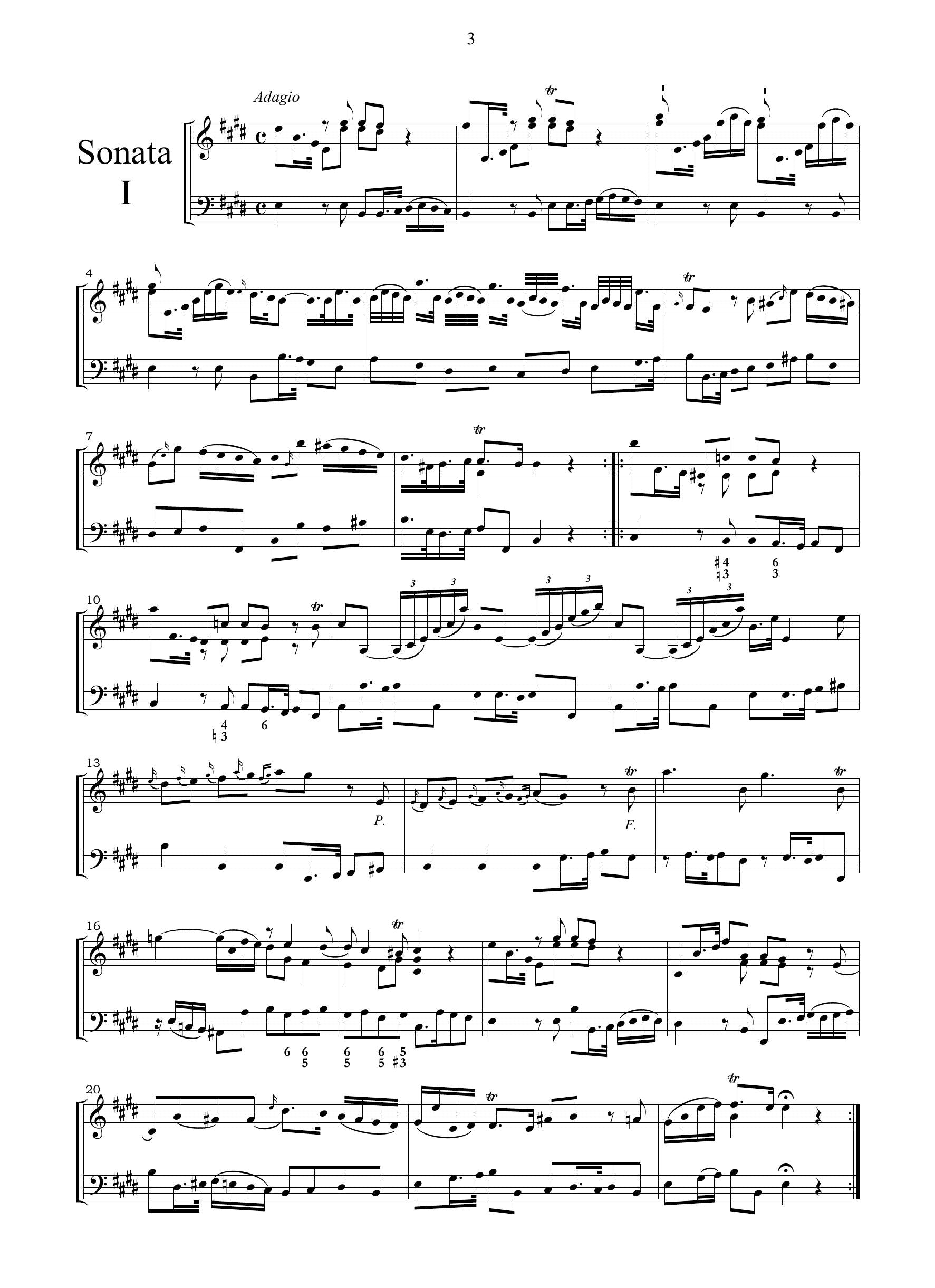 F. Guerini: Sonate op.1 (Amsterdam, [1740])
