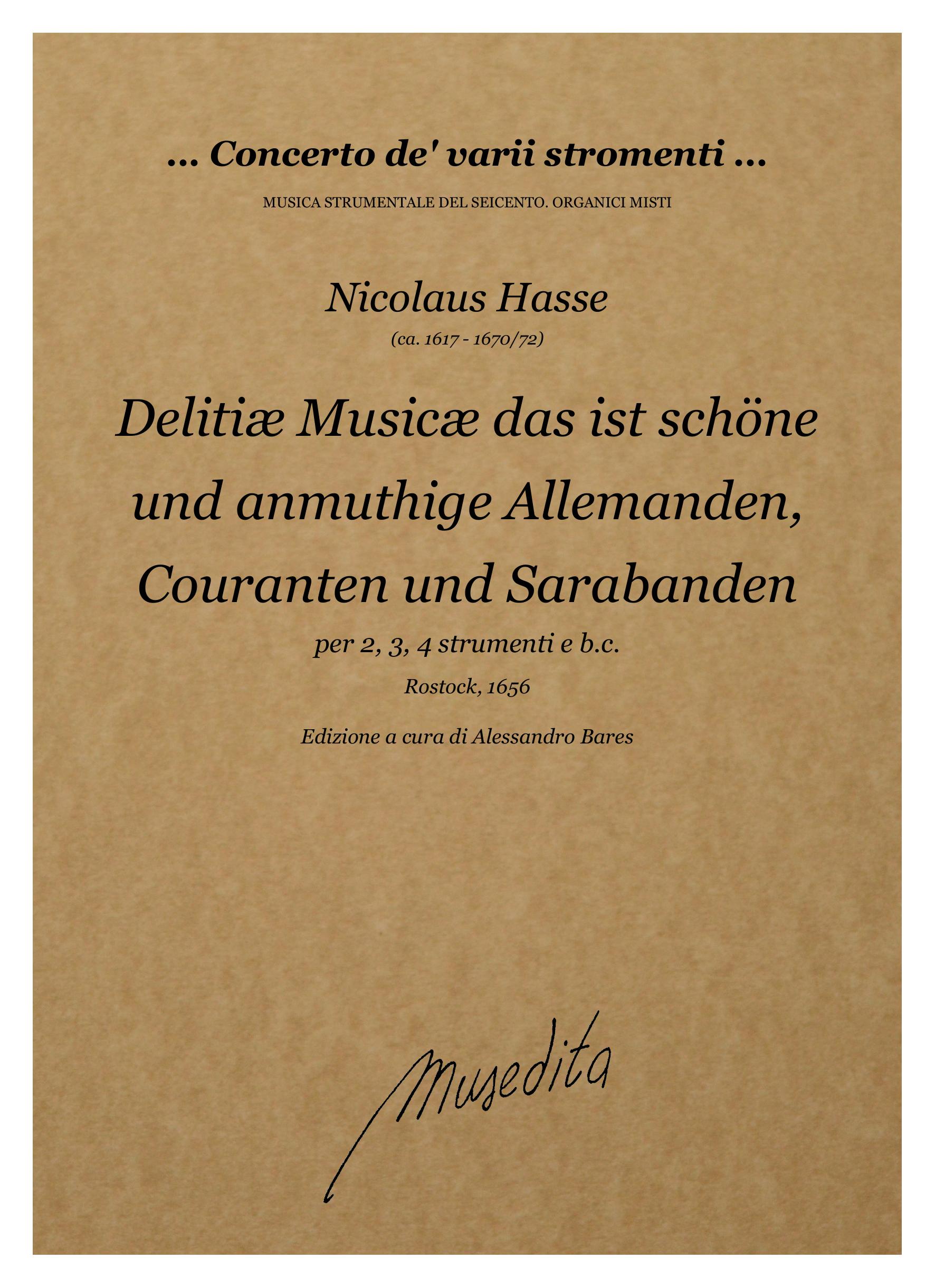N. Hasse: Delitiæ Musicæ (Rostock, 1656)
