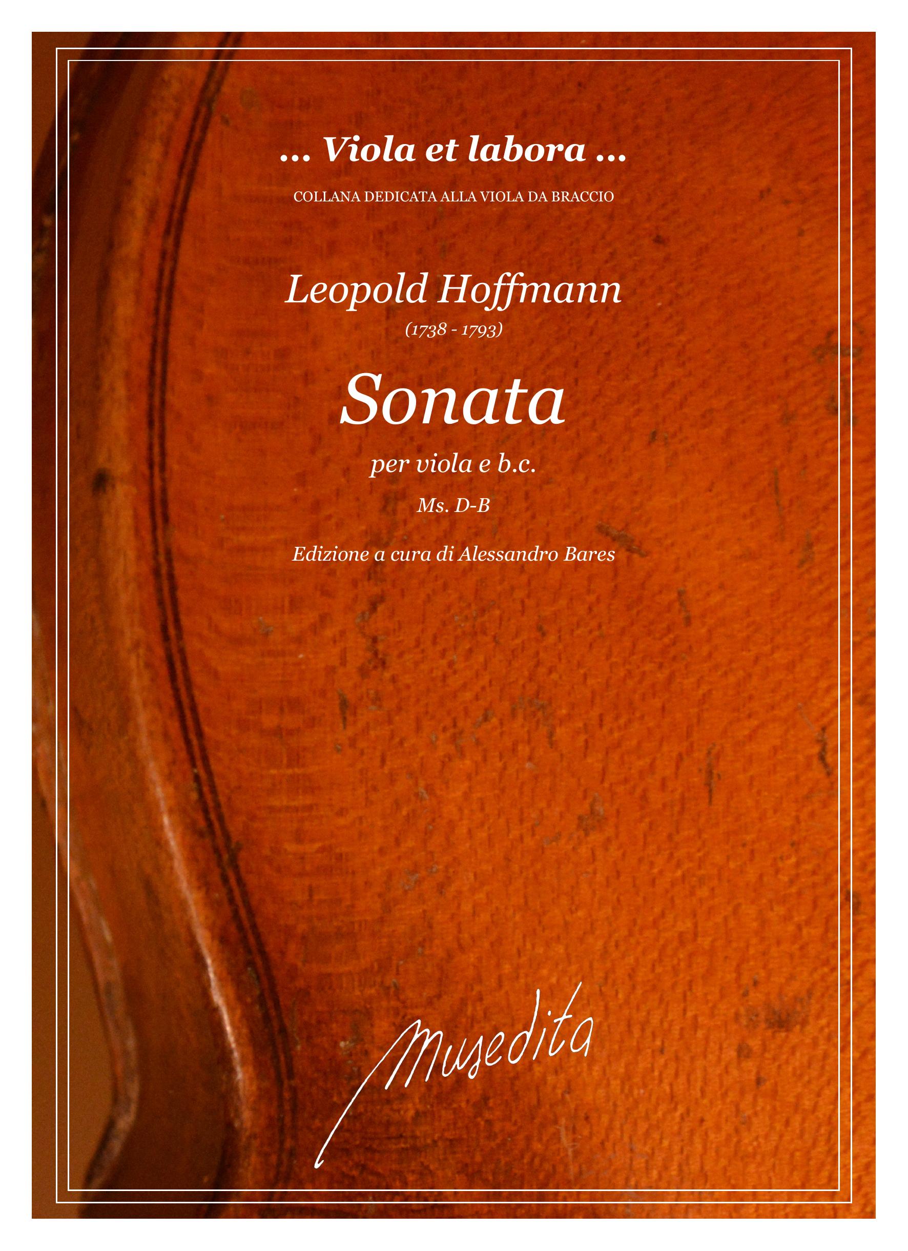 L. Hoffmann: Sonata in fa maggiore (Ms, D-B)