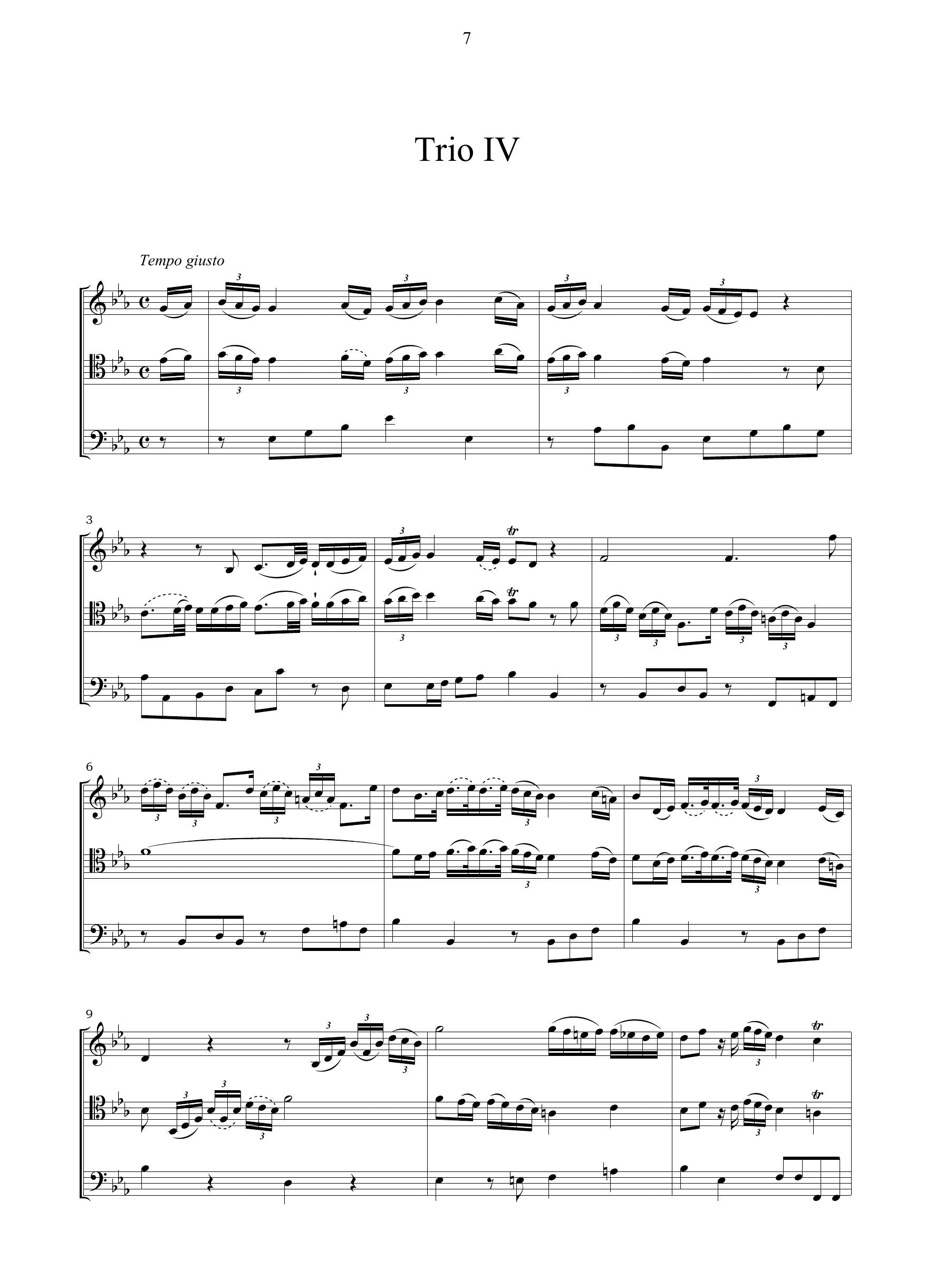 L. Hoffmann: 3 Trii per violino, violoncello e contrabbasso (Berlin, Amsterdam, s.a.)
