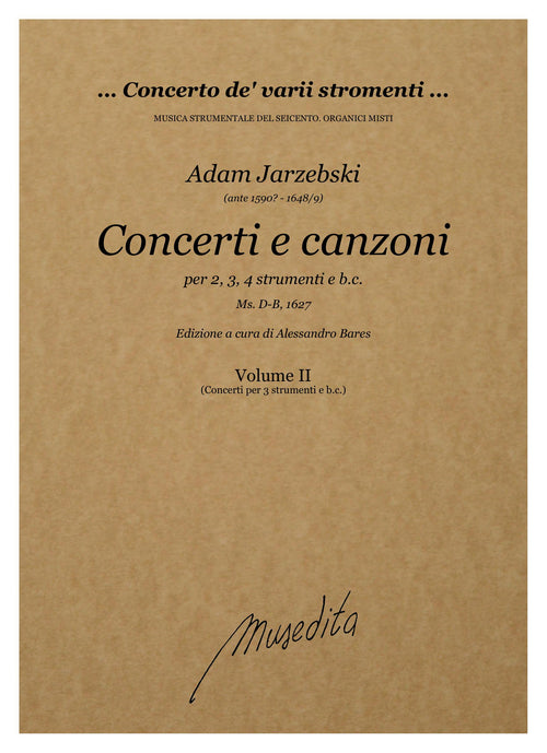 A. Jarzebski: Canzoni e concerti (ms, D-B, 1627)