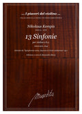 N.a Kempis: 13 Sinfonie per violino e b.c. (Antwerpen, 1644)