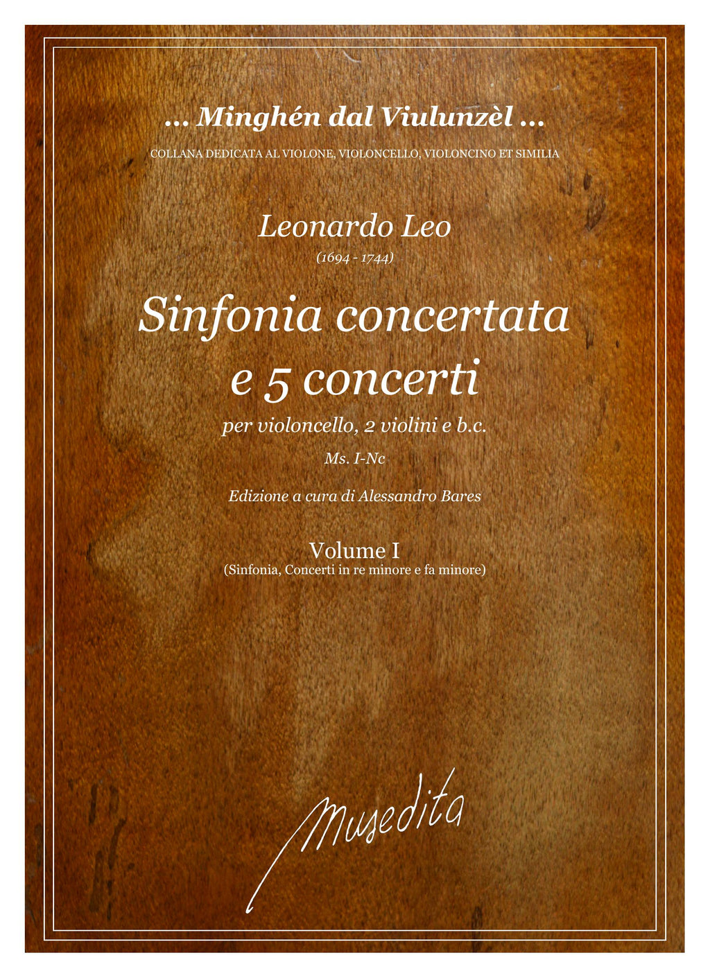 L. Leo: Sinfonia concertata e 5 Concerti (Ms, I-Nc)