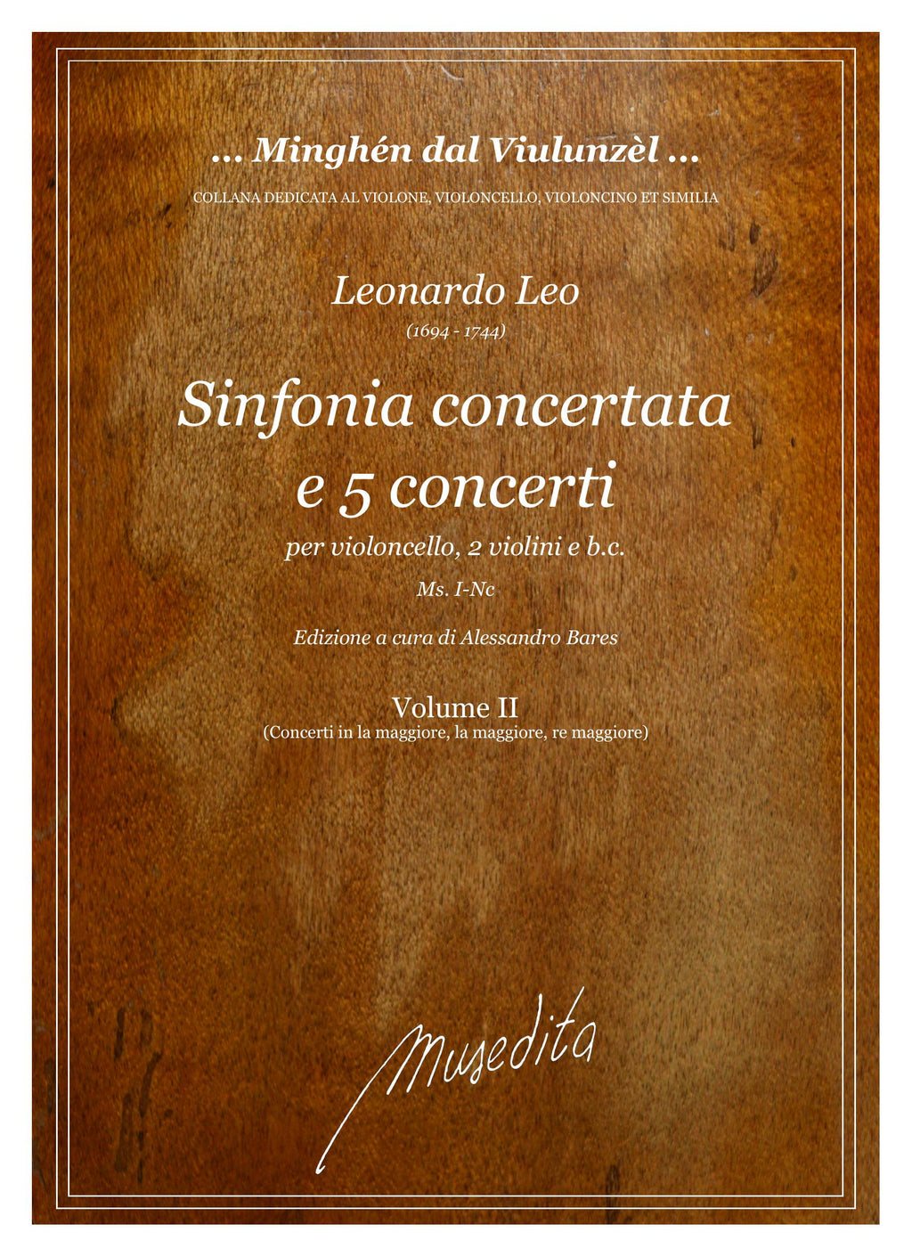 L. Leo: Sinfonia concertata e 5 Concerti (Ms, I-Nc)