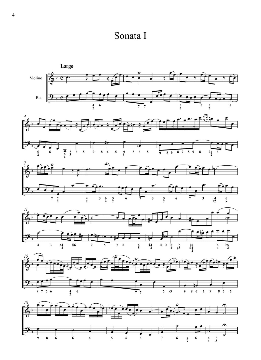 P.A. Locatelli: 6 Sonate per violino e b.c. (Amsterdam, s.a.)
