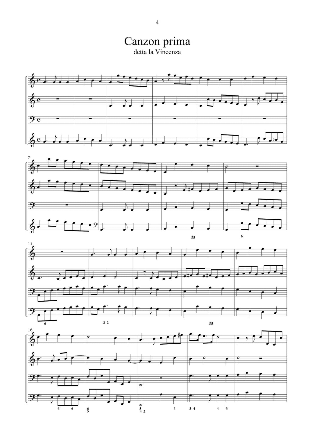 T. Merula: Il secondo libro delle canzoni da suonare a tre op.9 (Venezia, 1639)