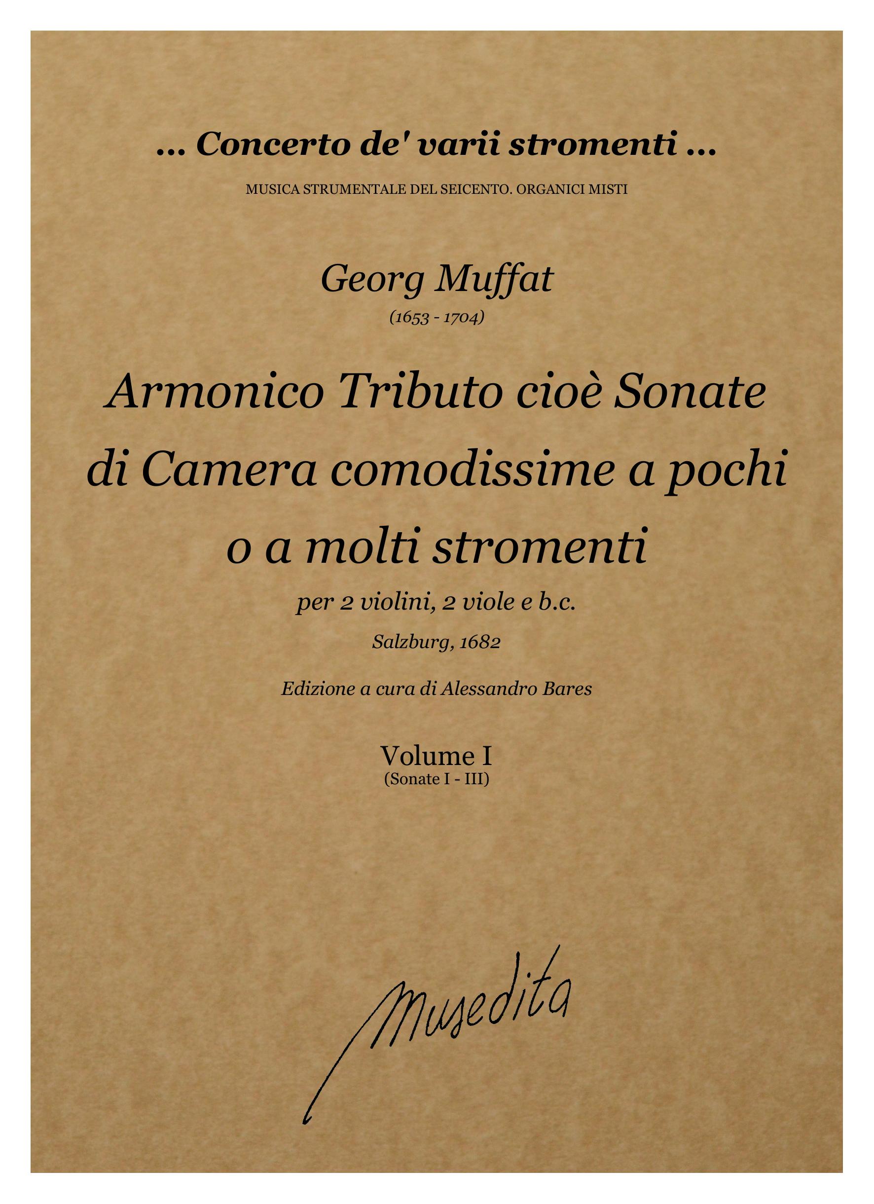 G. Muffat: Armonico tributo (Salzburg, 1682)