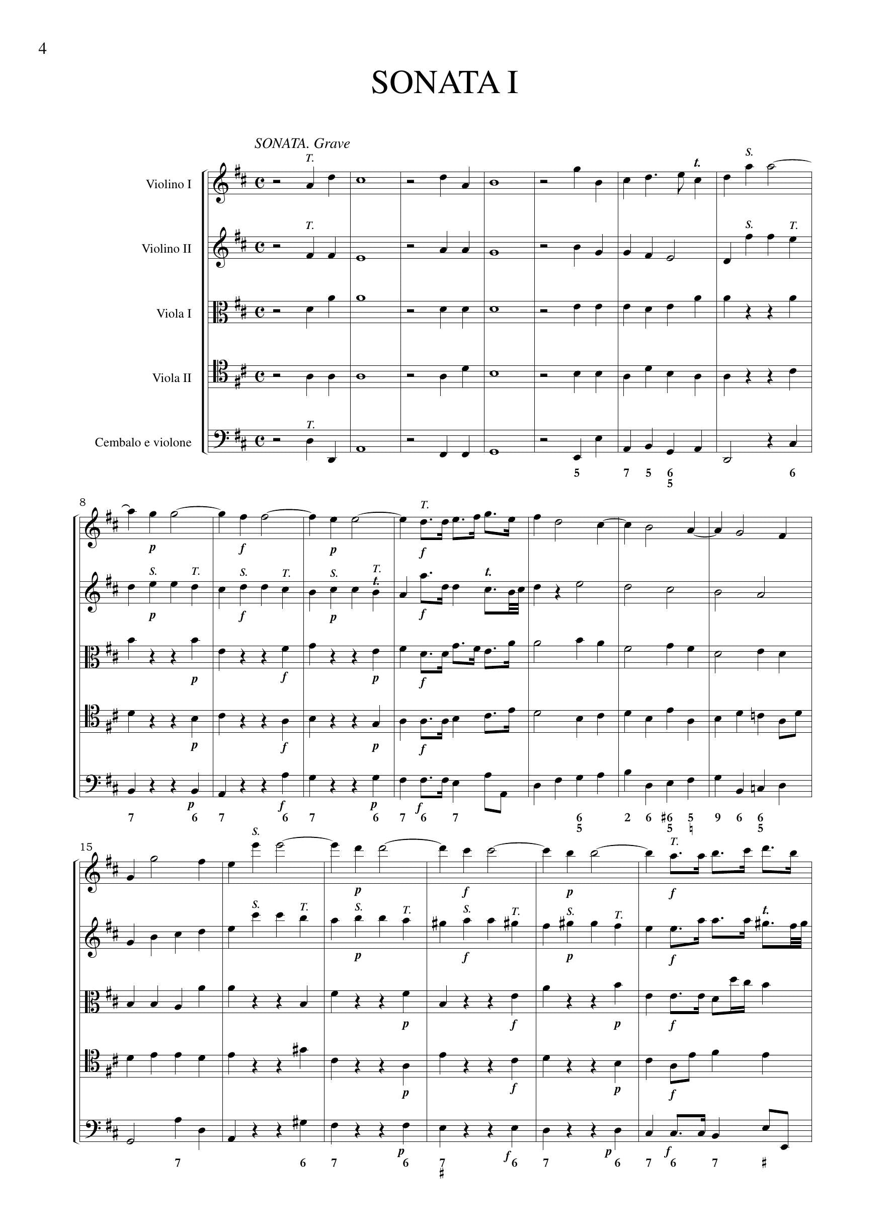 G. Muffat: Armonico tributo (Salzburg, 1682)