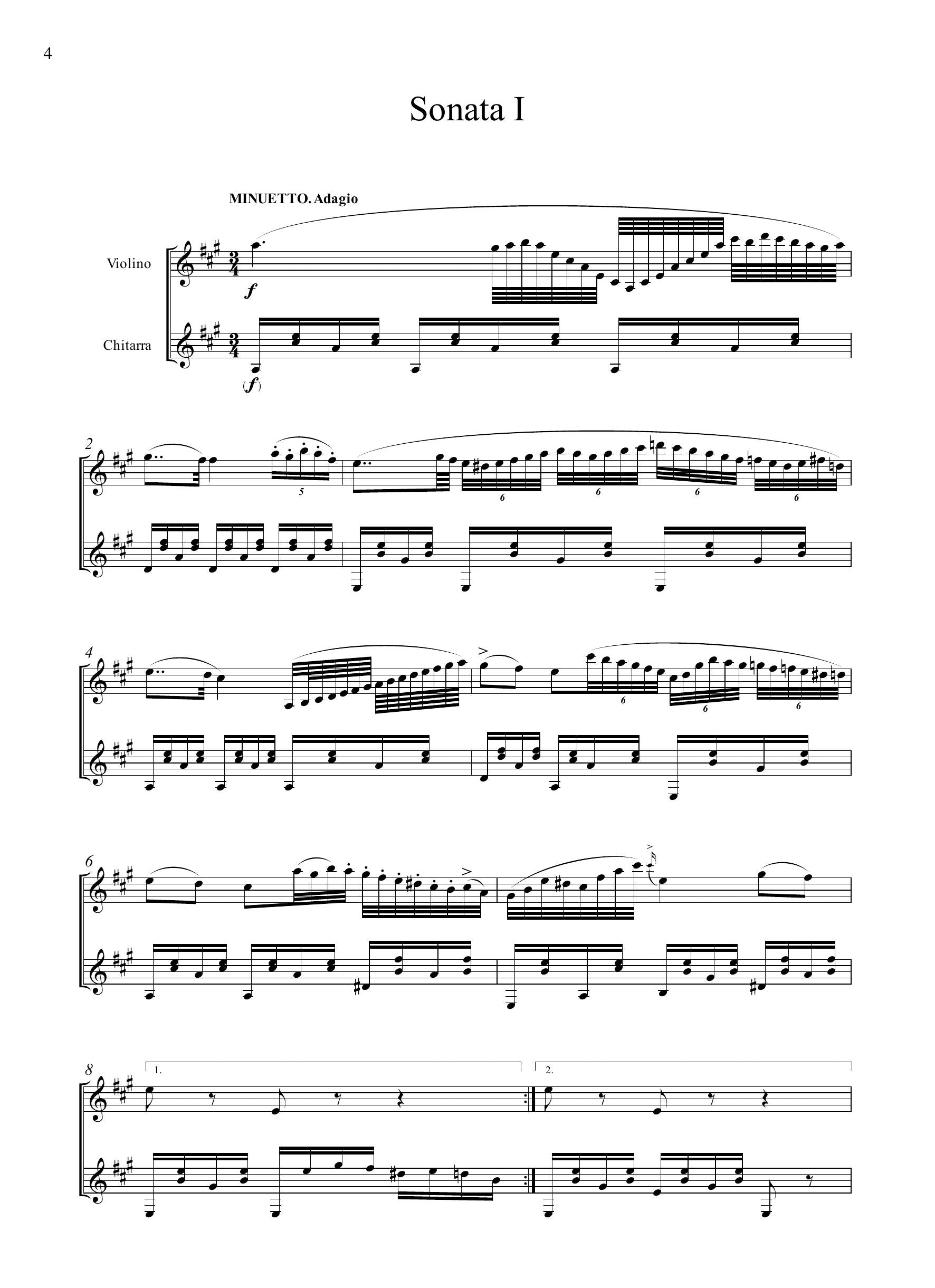 N. Paganini: 6 Sonate op.2 (Milano, s.a.)