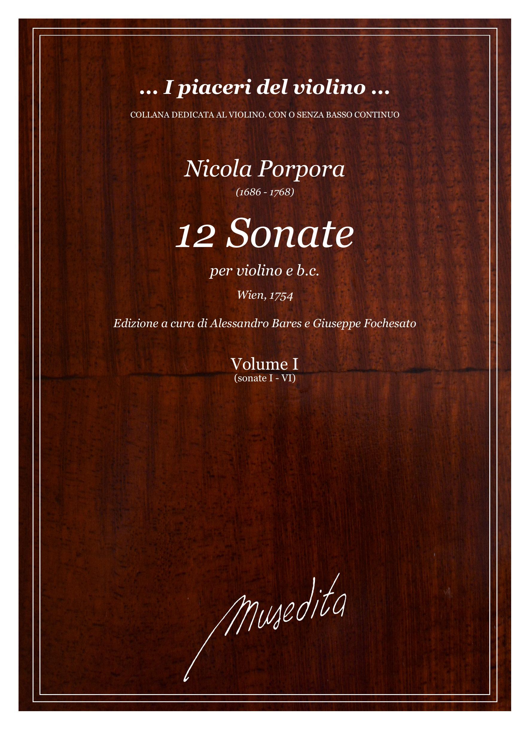 N. Porpora: 12 Sonate (Wien, 1754)