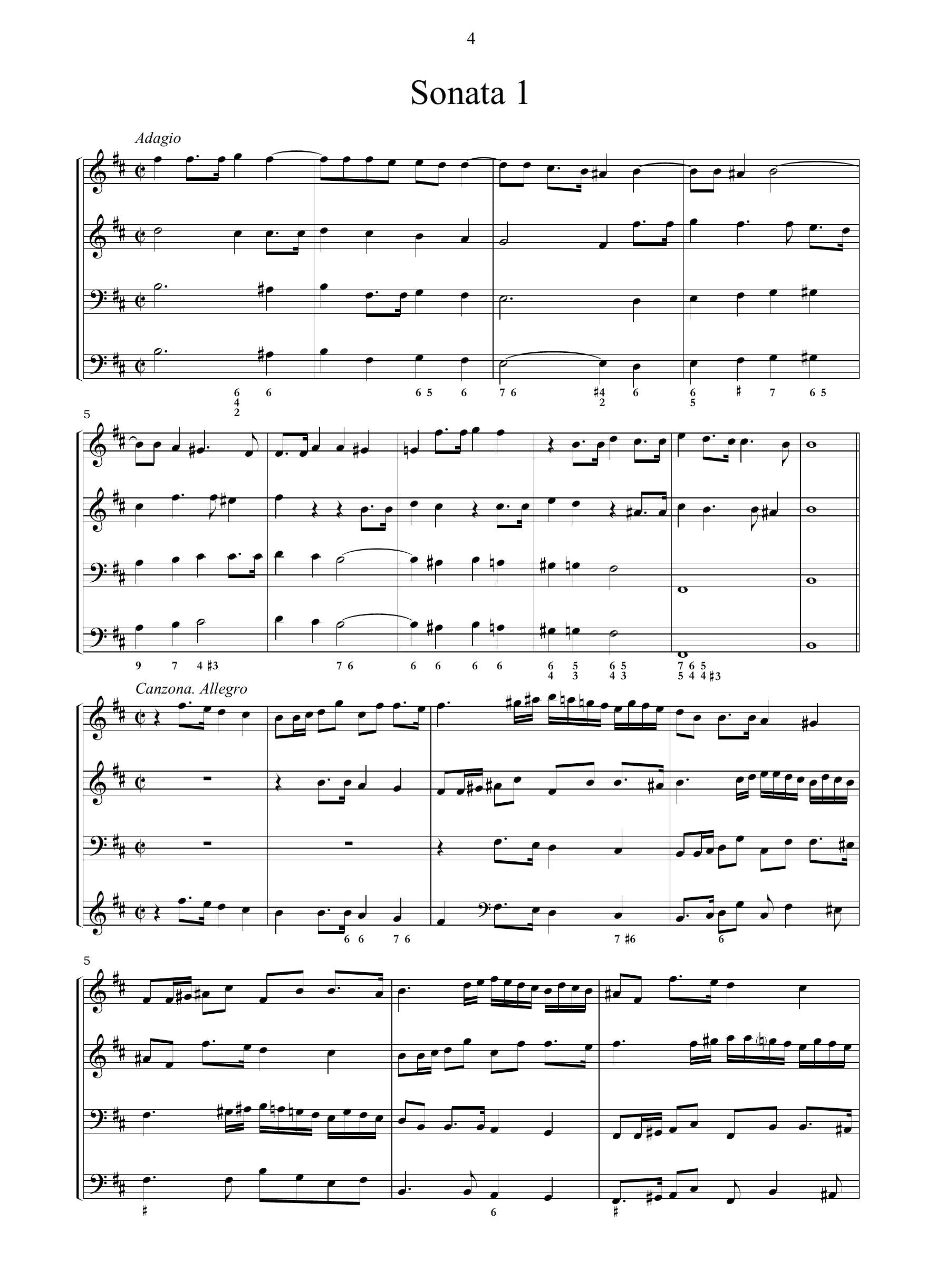 H. Purcell: Ten Sonata's in four parts (London, 1697)