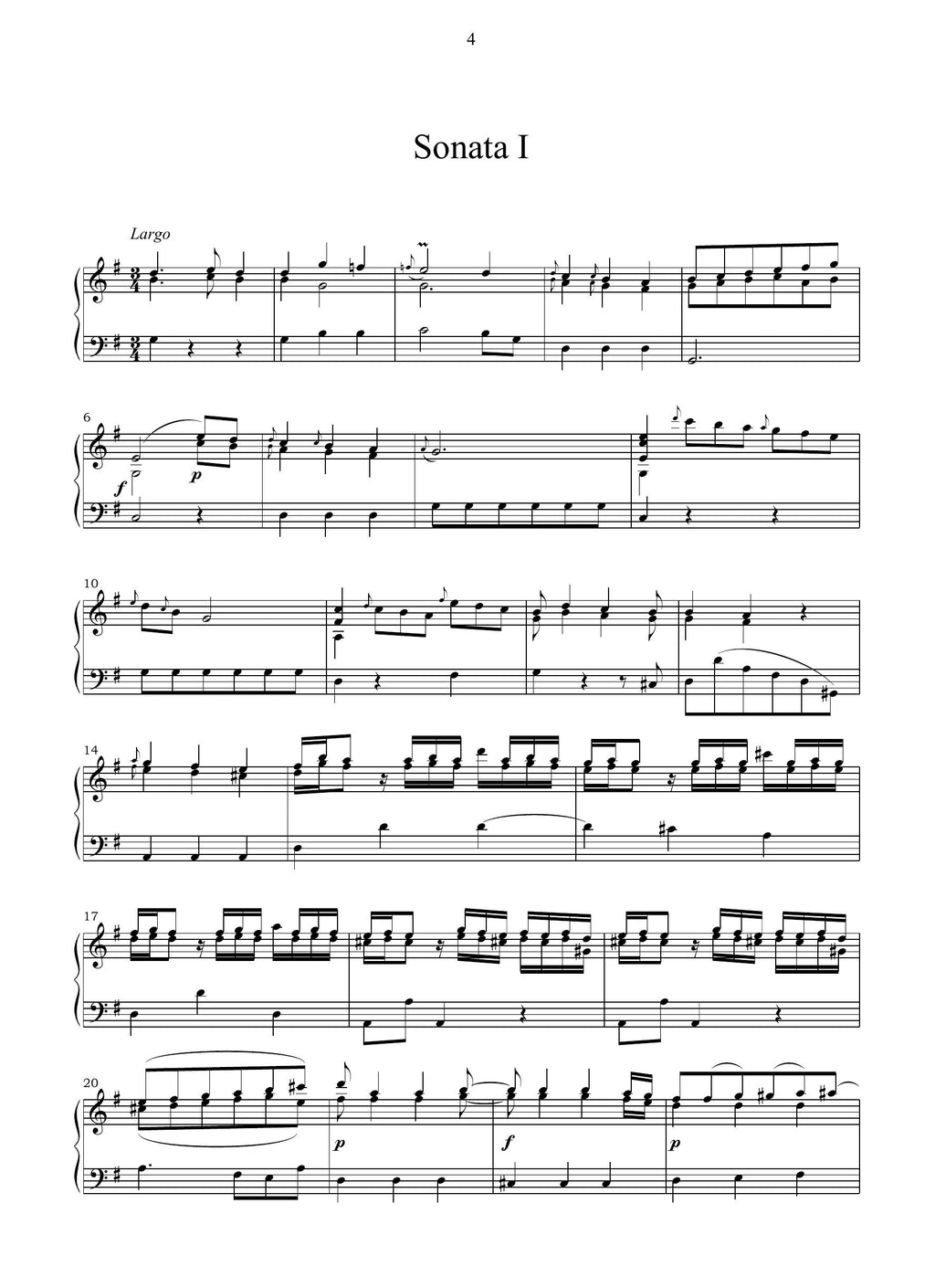 G. Pugnani: 6 Sonate op.3 (Paris, 1760 ca.)