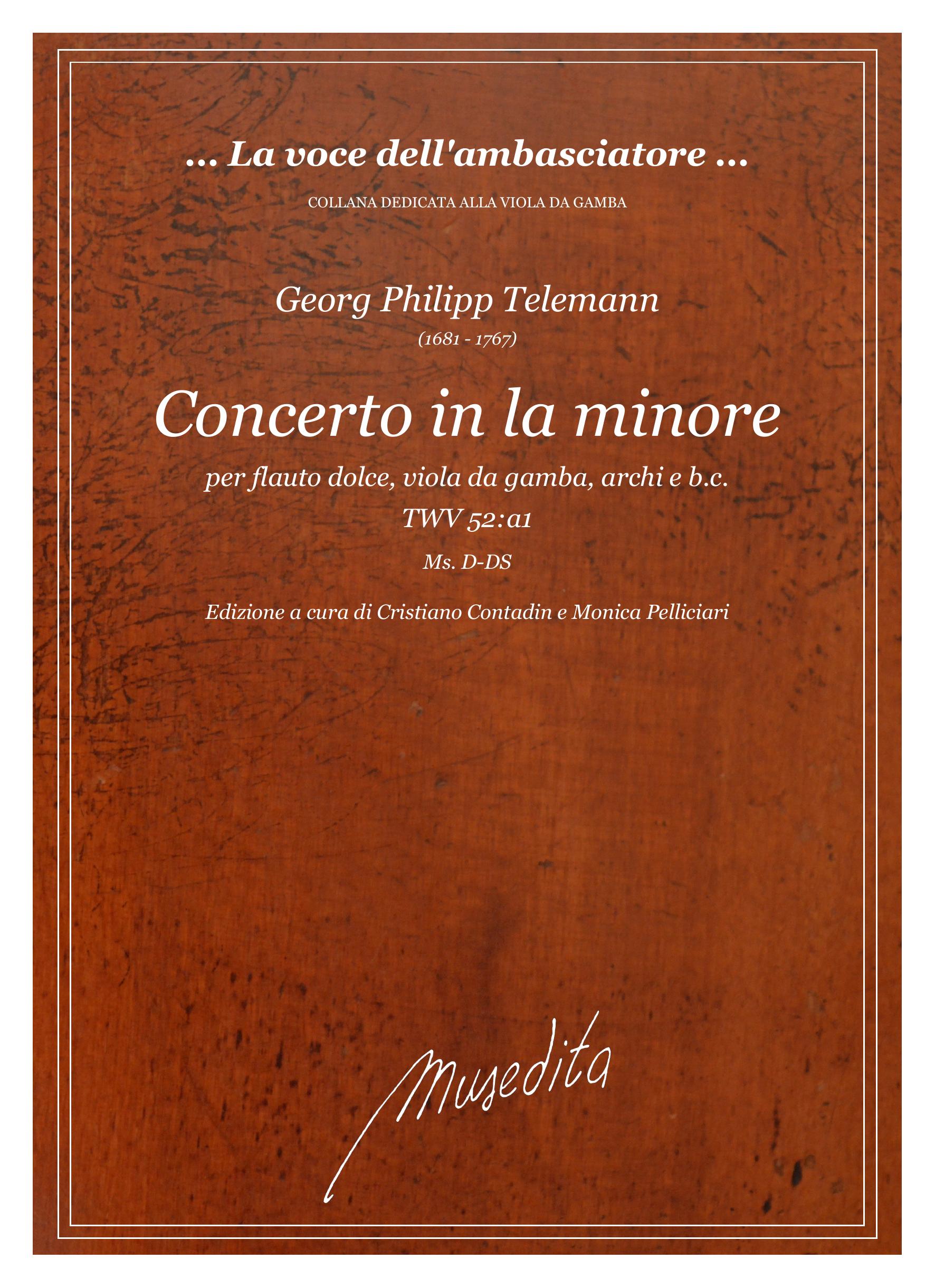 G.Ph. Telemann: Concerto in la minore TWV 52:a1