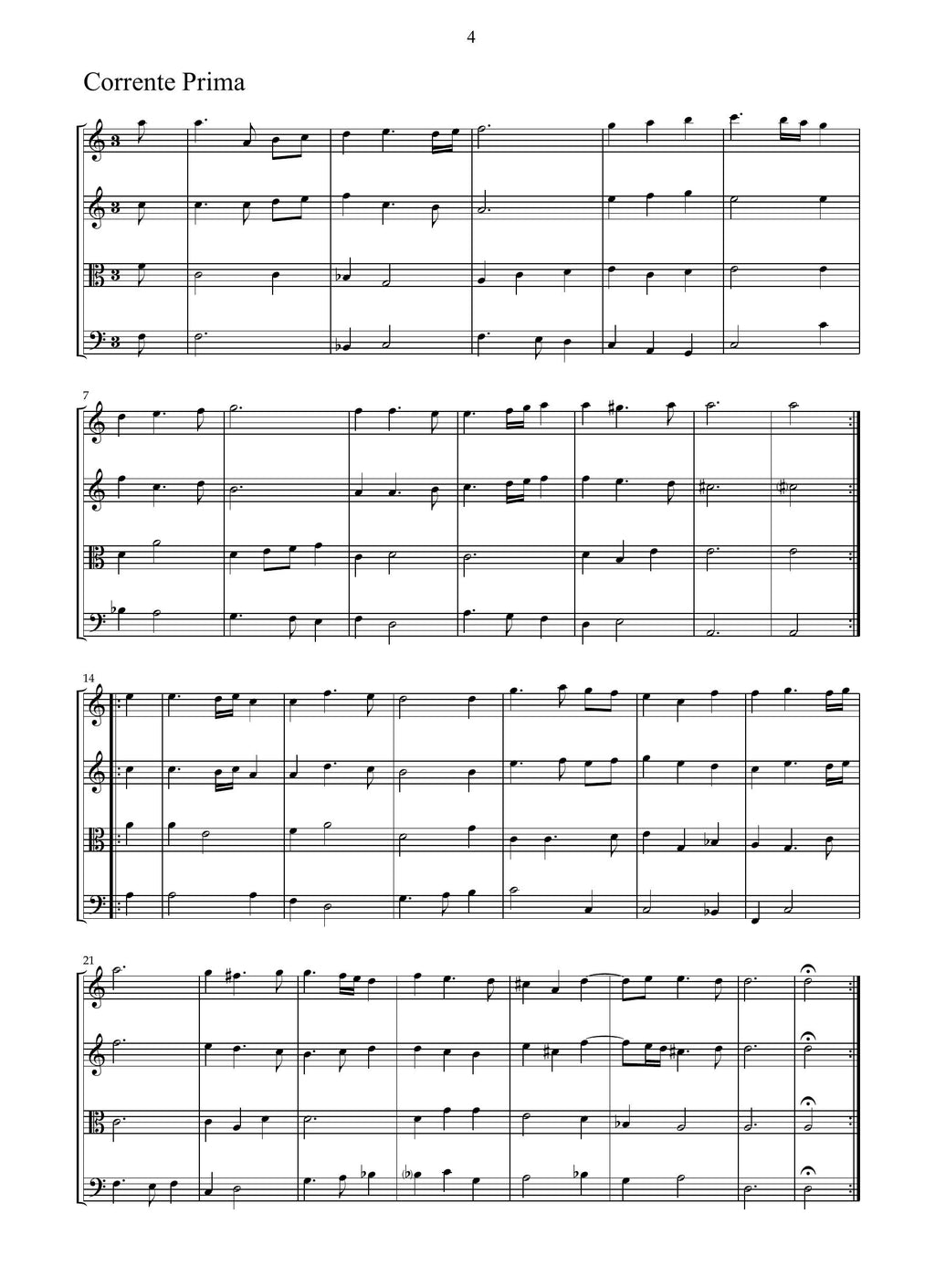 F. Todeschini: Correnti, gagliarde, balletti et arie op.1 (Venezia, 1650)