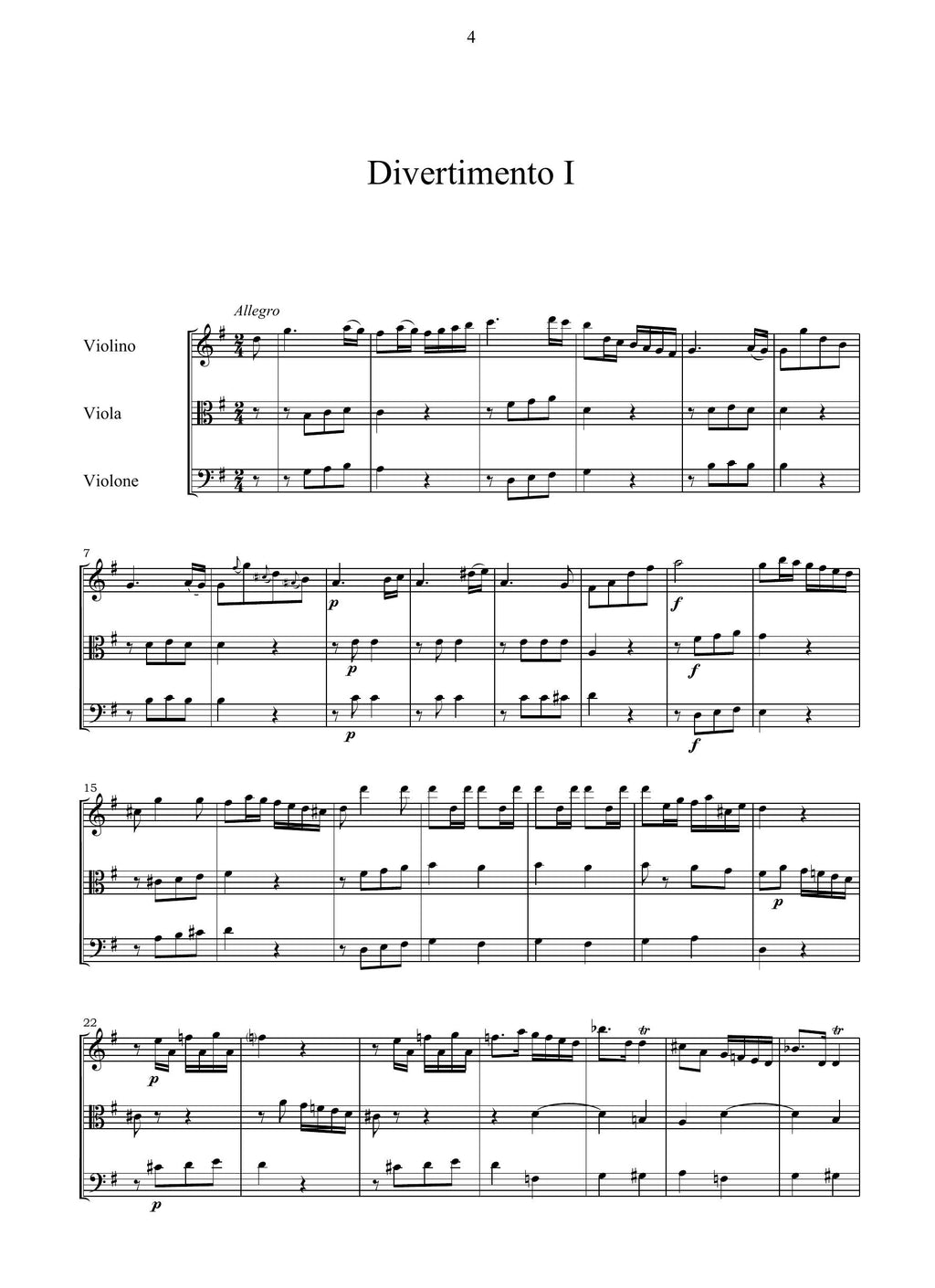 J.B. Vanhal: 6 Divertimenti a tre (Ms, A-SEI, A-M)